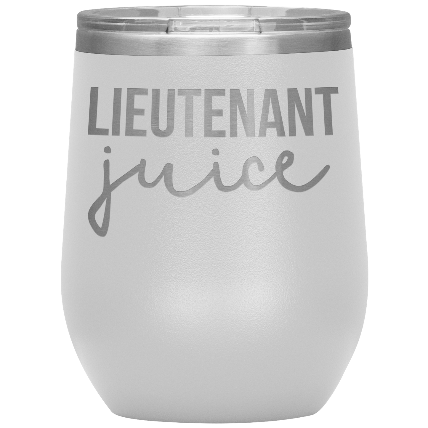 Lieutenant Wine Tumbler, Lieutenant Gifts, Travel Wine Cup, Birthday Gifts for Men and Women