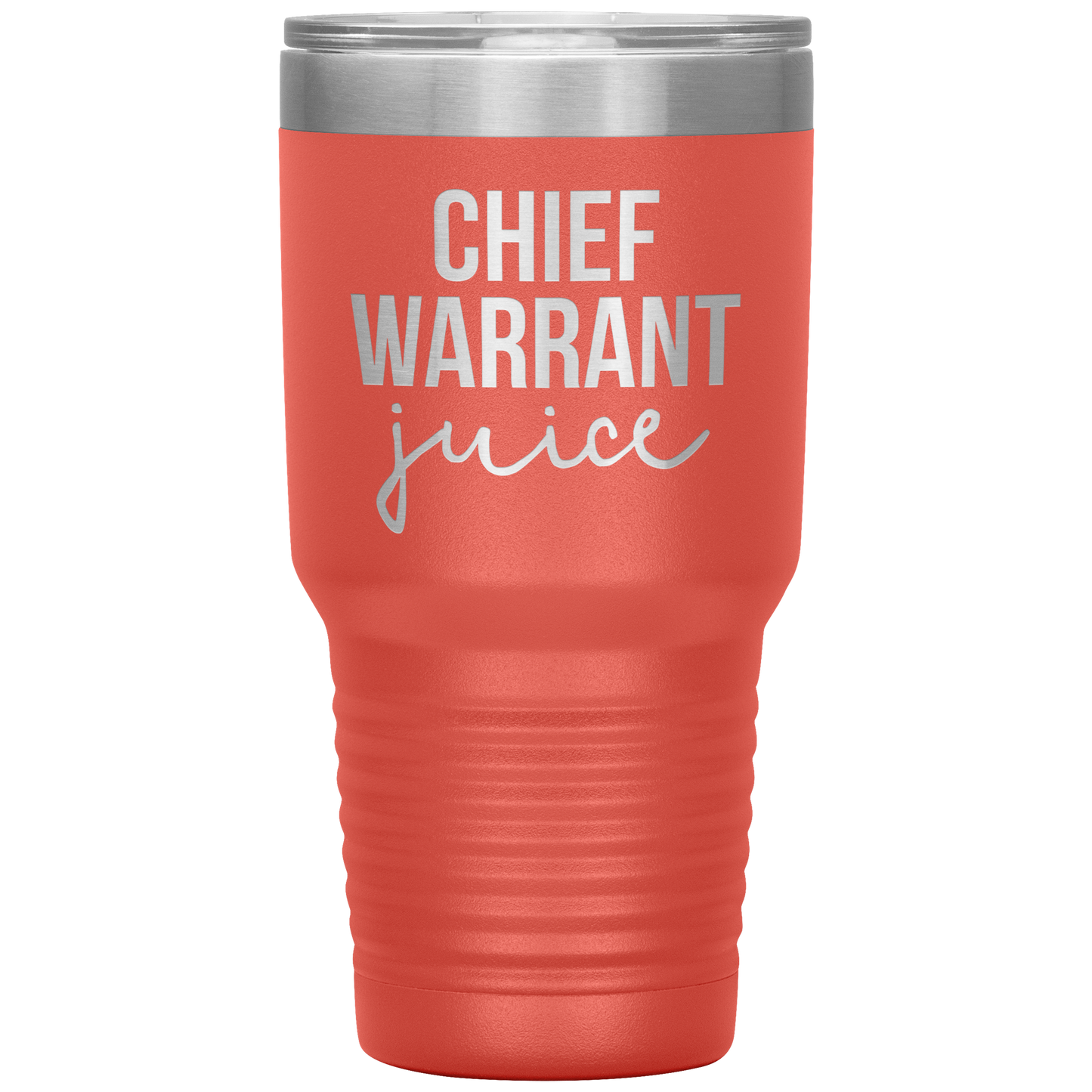 Chief Warrant Tumbler, Chief Mandado Gifts, Travel Coffee Mug, Birthday Gifts para Homens e Mulheres