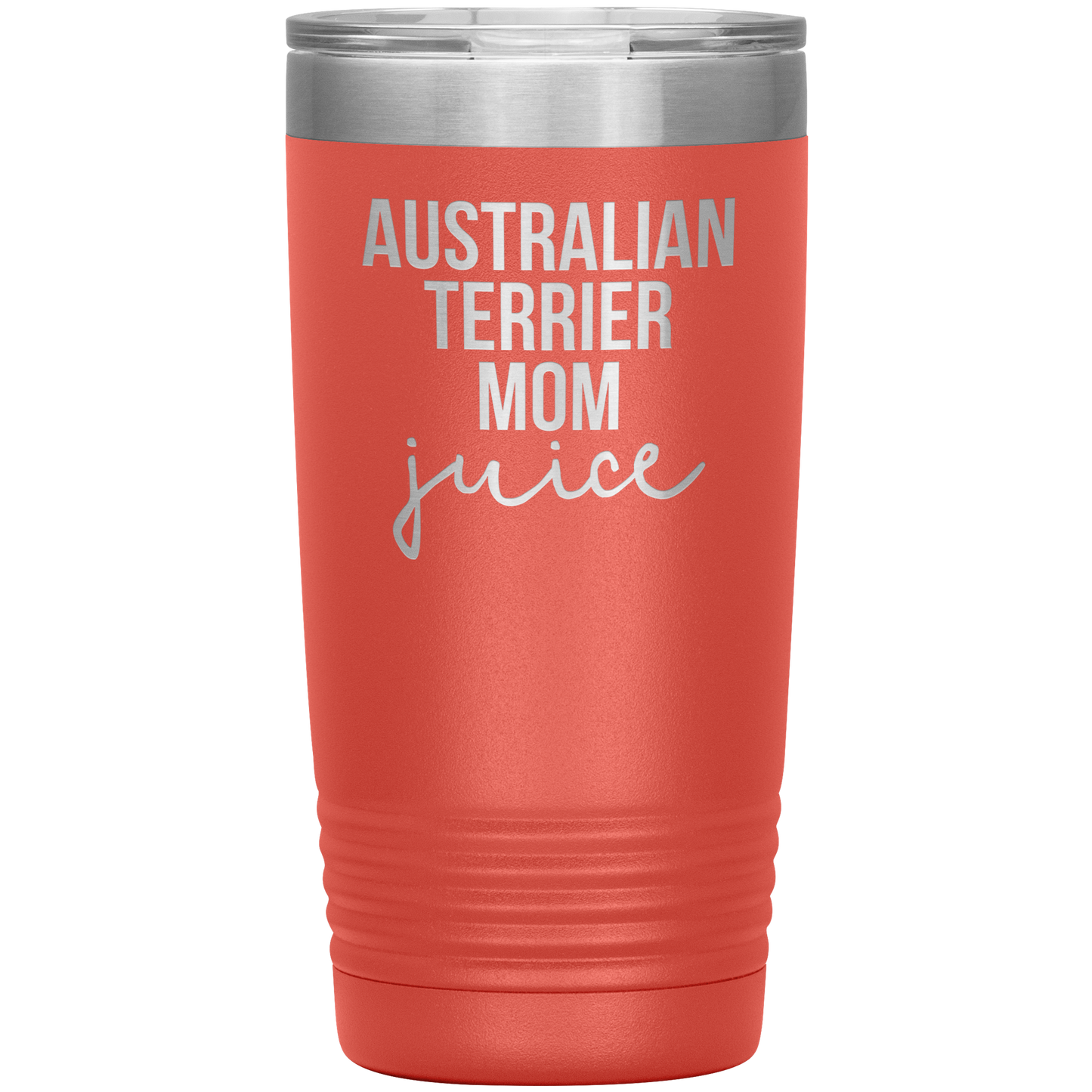 Australian Terrier Mom Tumbler, Funny Travel Coffee Mug, Birthday Gifts for Men and Women