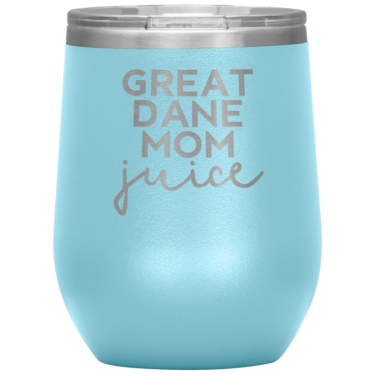 Great Dane Mom Wine Tumbler, Great Dane Mom Gifts, Travel Wine Cup, Presentes de Aniversário para Homens e Mulheres