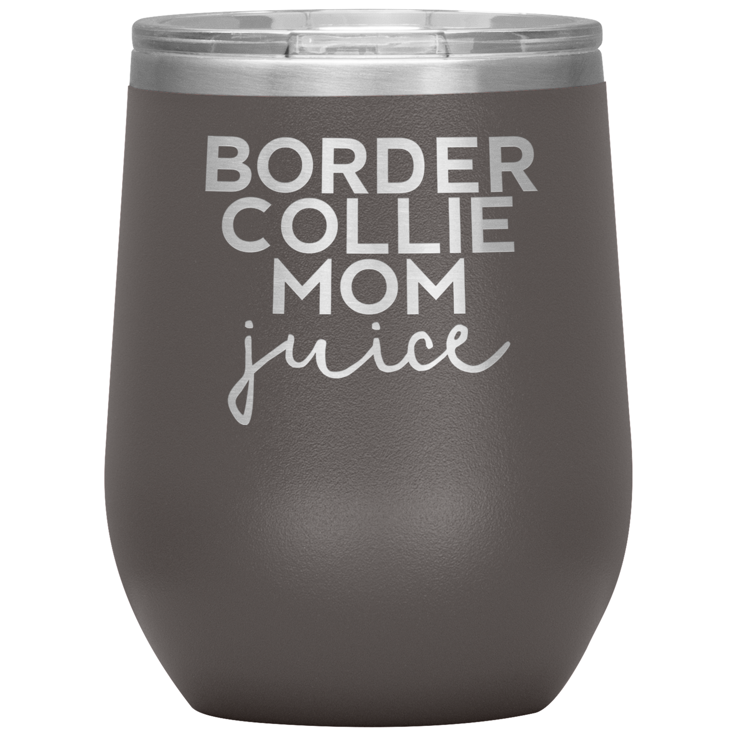 Border Collie Mamma Wine Tumbler, Border Collie Mamma Doni, Travel Wine Cup, Compleanno Regali per Uomini e Donne