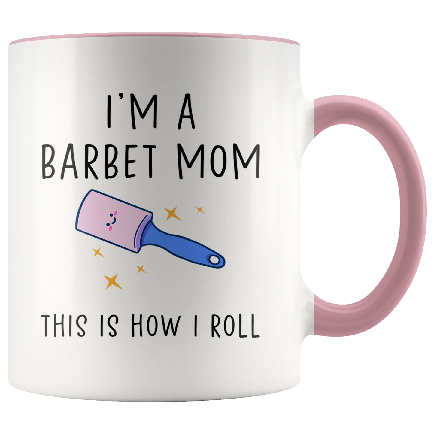 Barbet Mom Gifts, Coffee Mug, Two Tone Accent Cup, Birthday Gift for Men and Women