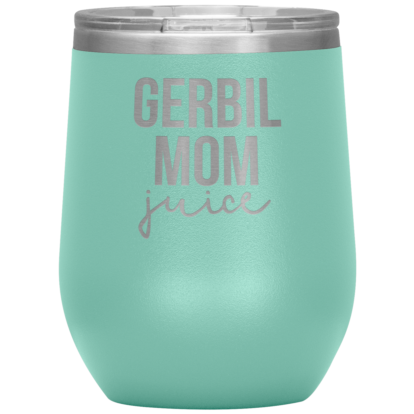 Gerbil Mom Wine Tumbler, Gerbil Mom Gifts, Travel Wine Cup, Birthday Gifts for Men and Women