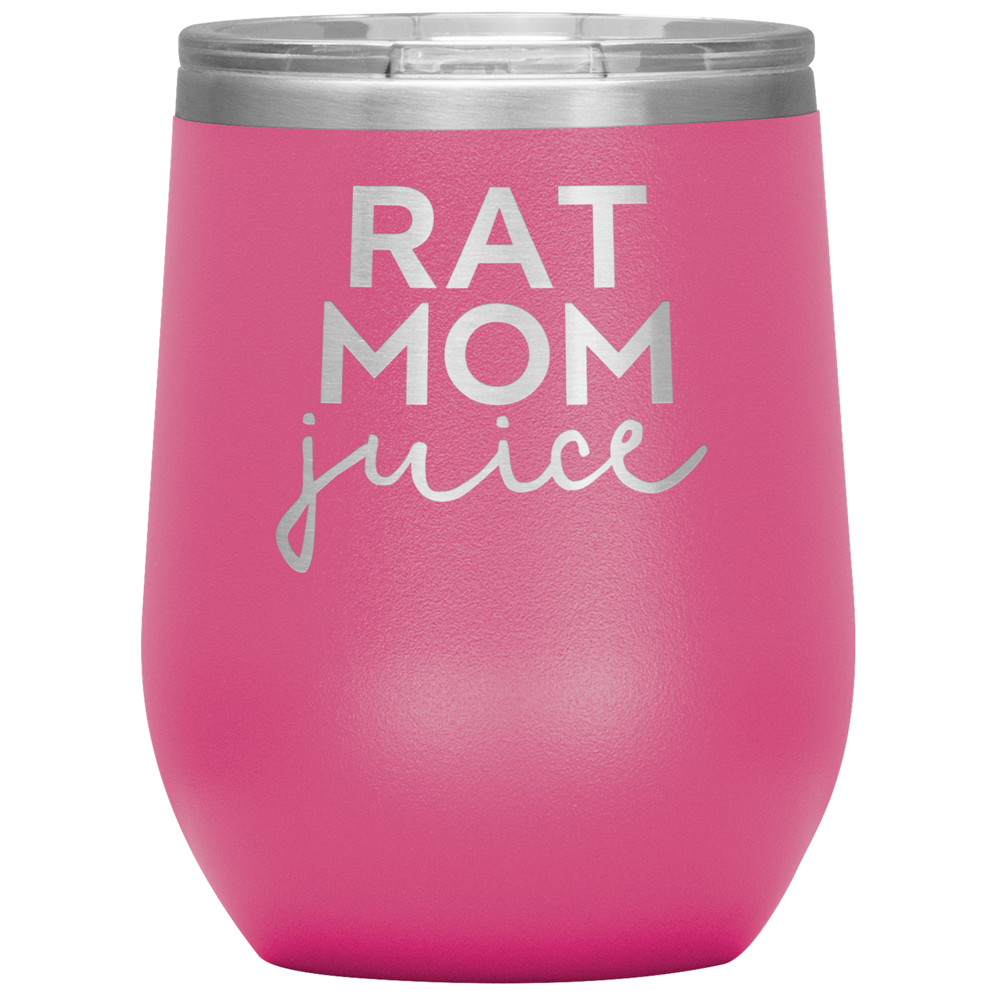 Rat Mom Wine Tumbler, Rat Mom Gifts, Rat Mom Wine Cup, presentes de aniversário para Homens e Mulheres