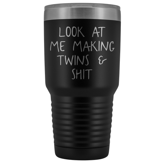 Papà di Twins Tumbler Mug padre di Twins papà Decor New Daddy Regali per papà per essere Gift Daddy Shirt Miglior papà mai New Daddy Cup Personalizzato