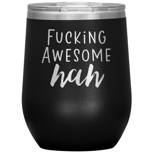 Nan Wine Tumbler, Nan Gifts, Travel Wine Cup, Birthday Gifts for Men and Women