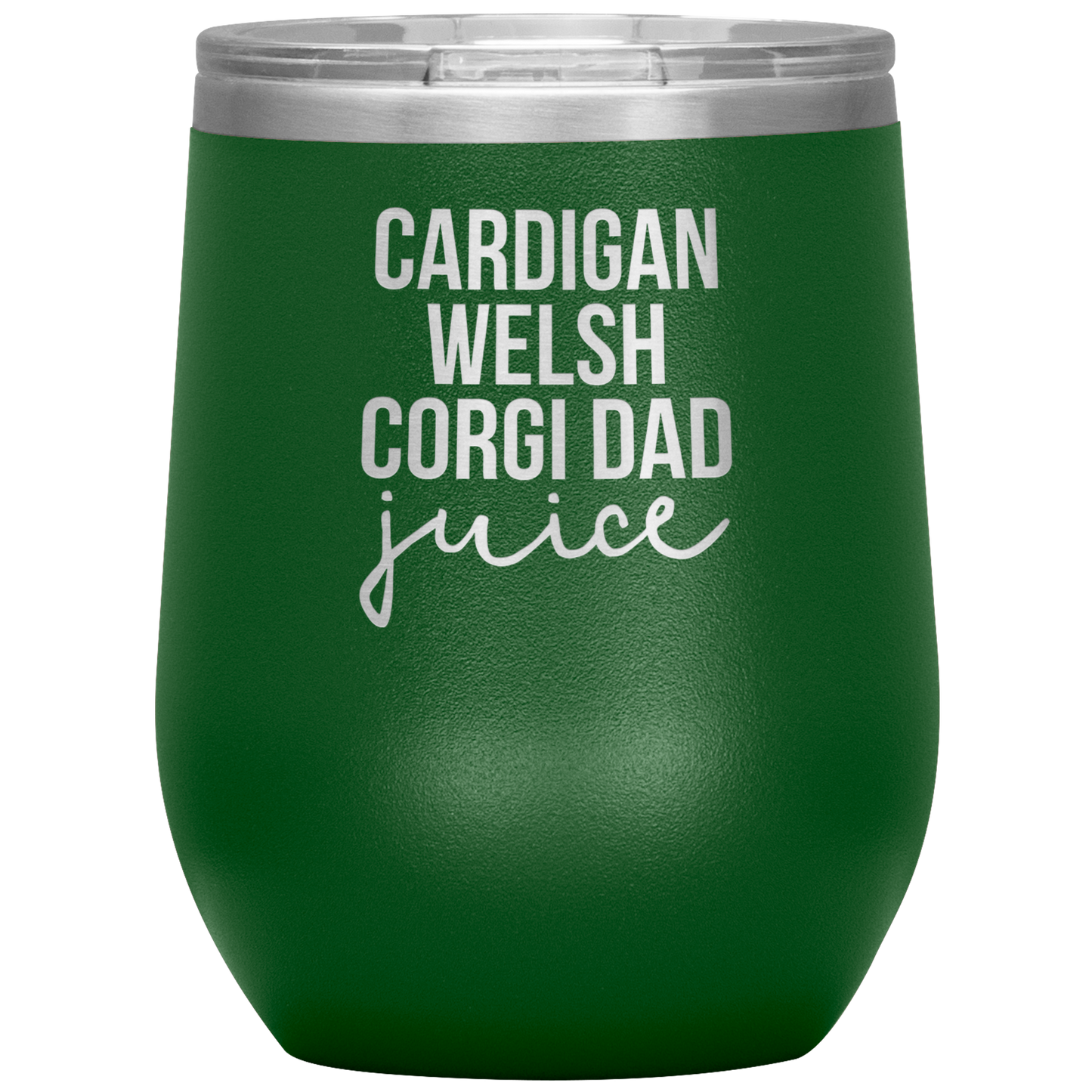 Cardigan Welsh Corgi Dad Wine Tumbler, Cardigan Welsh Corgi Dad Gifts, Travel Wine Cup, Birthday Gifts for Men and Women