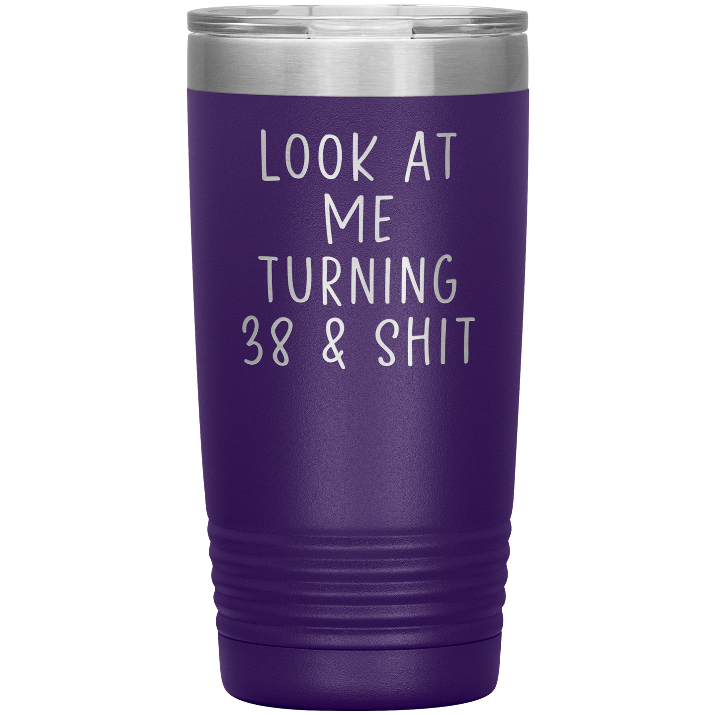 38th Birthday Tumbler, 38th Birthday Gifts, Travel Coffee Mug, Birthday Gifts for Men and Women