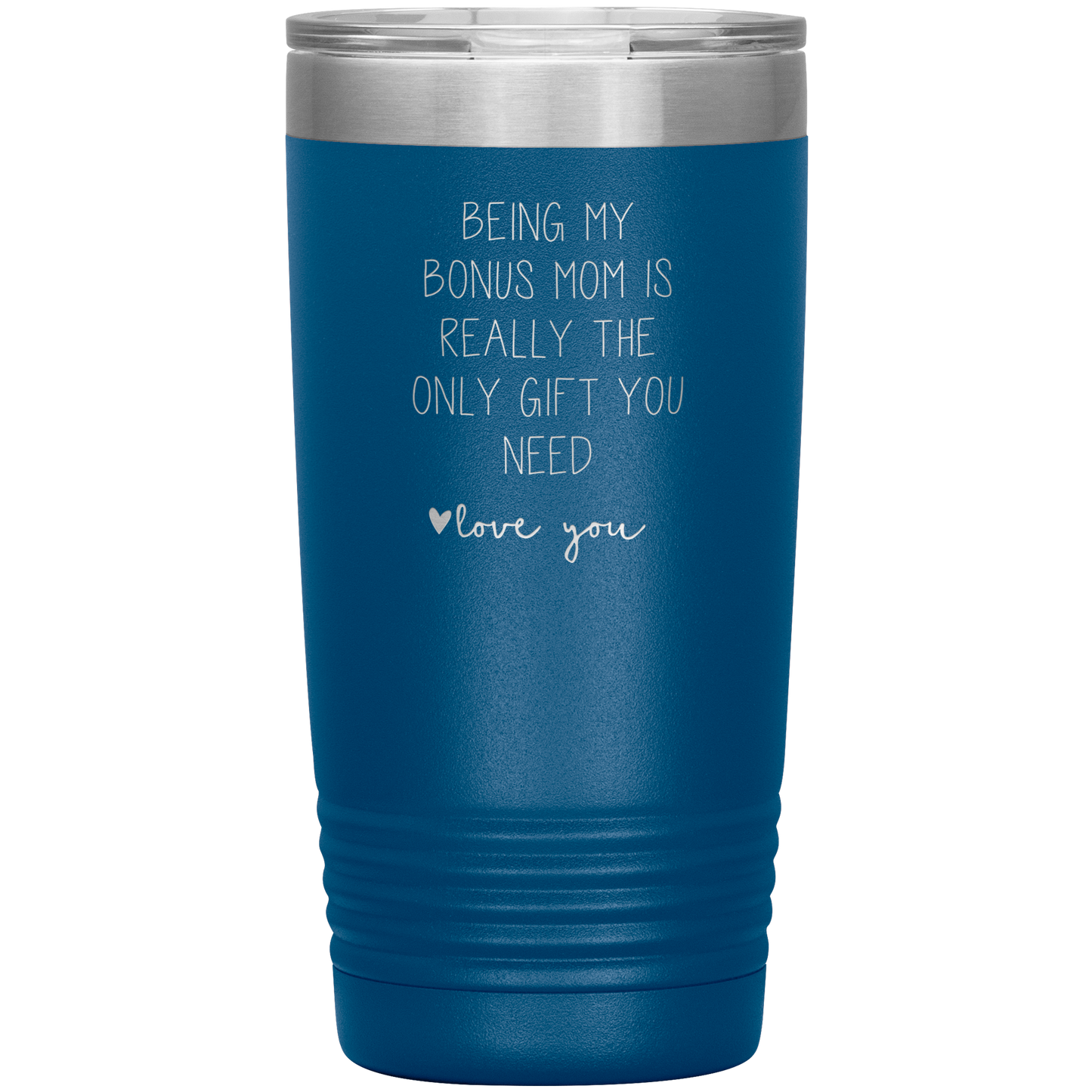 Bonus Mom Tumbler, Bonus Mom Gifts, Travel Coffee Mug, Birthday Gifts for Men and Women