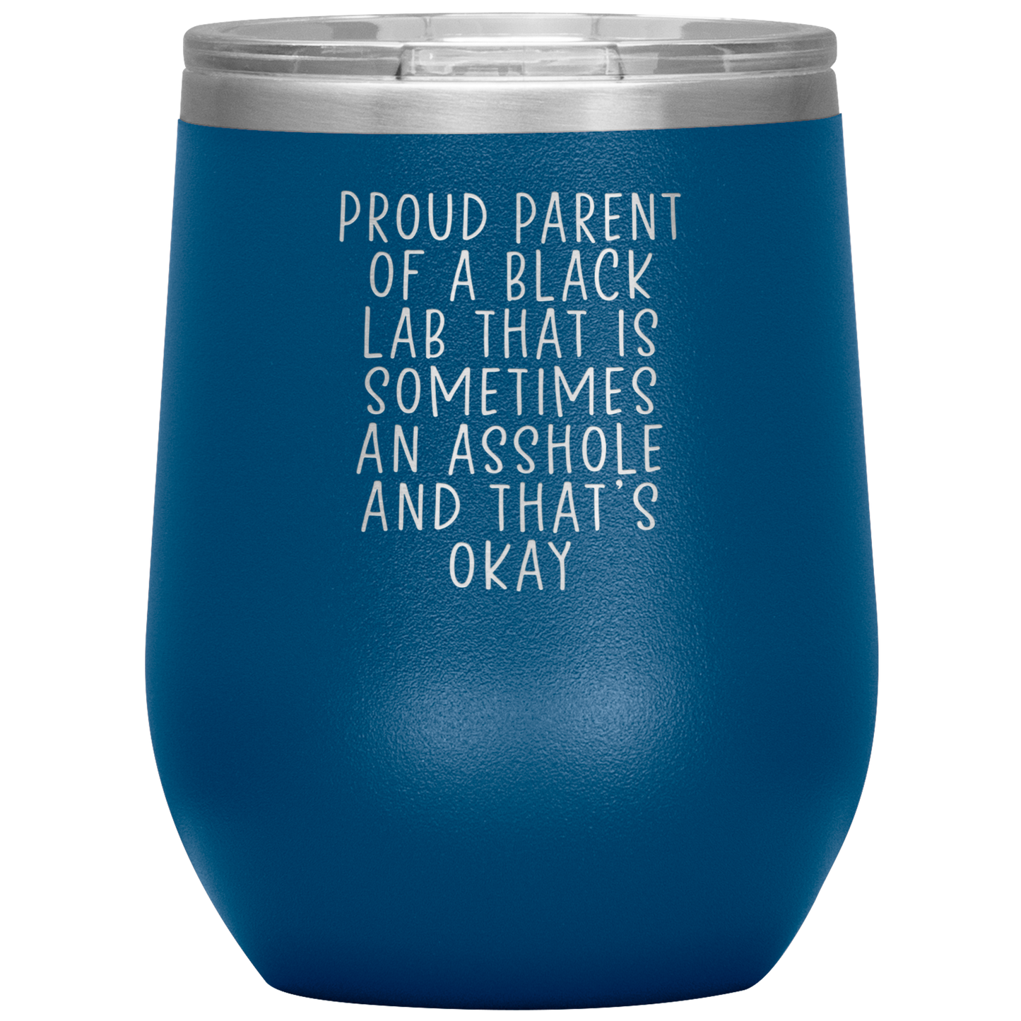 Black Lab Mom Dad Wine Tumbler, Gifts, Travel Wine Cup, Birthday Gifts for Men and Women