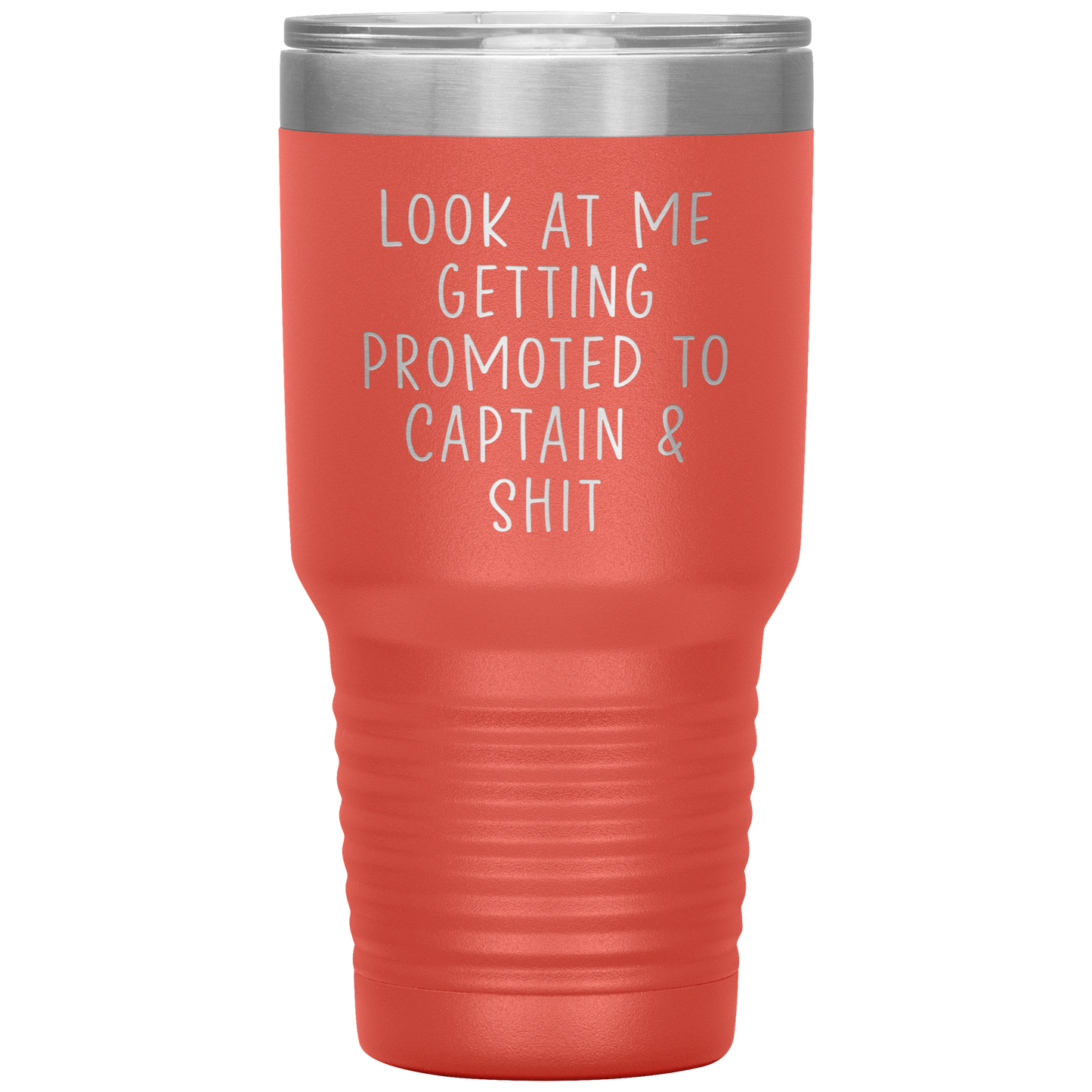 Captain Promotion Tumbler, Captain Promotion Gifts, Travel Coffee Mug, Birthday Gifts for Men and Women