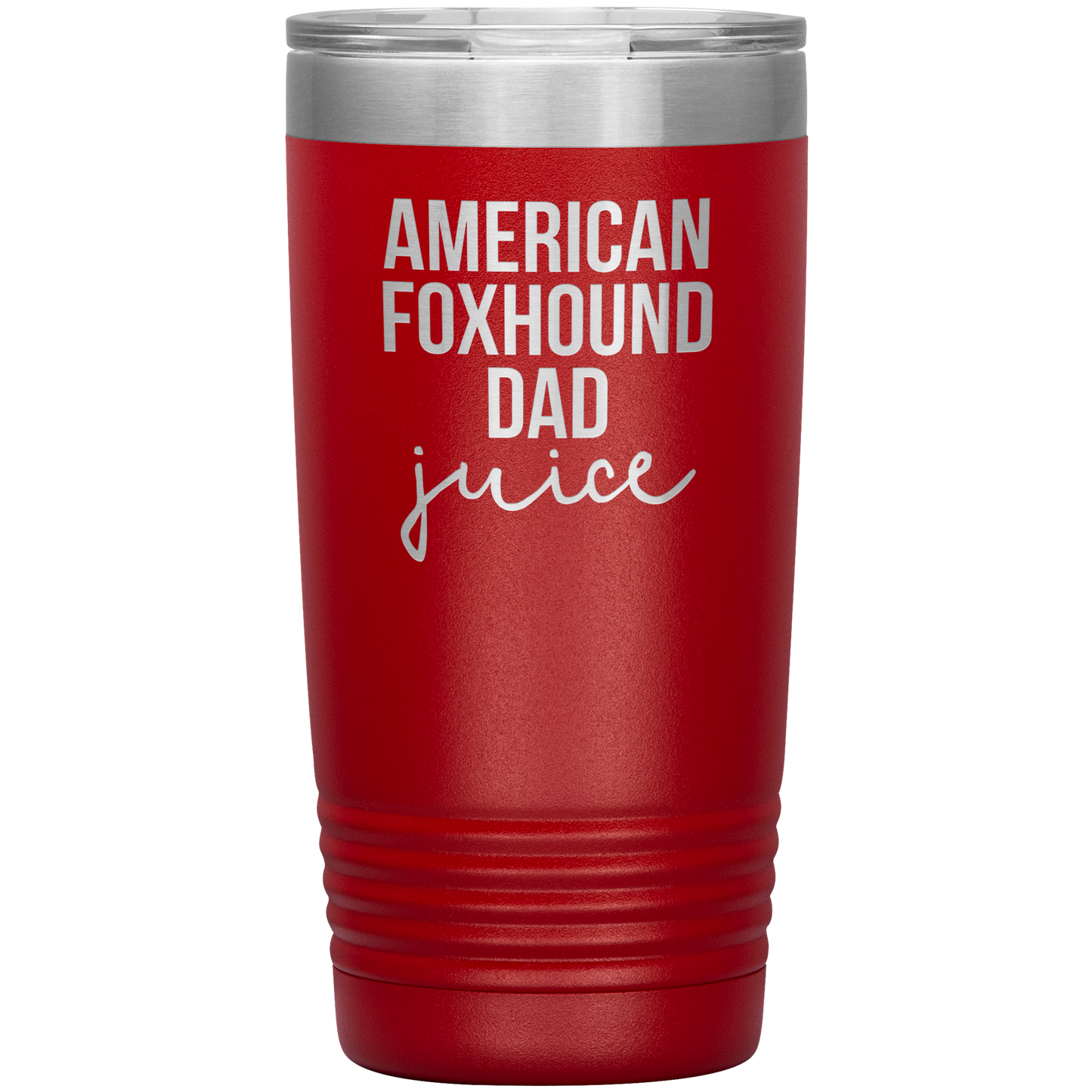 American Foxhound Dad Tumbler, Funny Travel Coffee Mug, Birthday Gifts for Men and Women