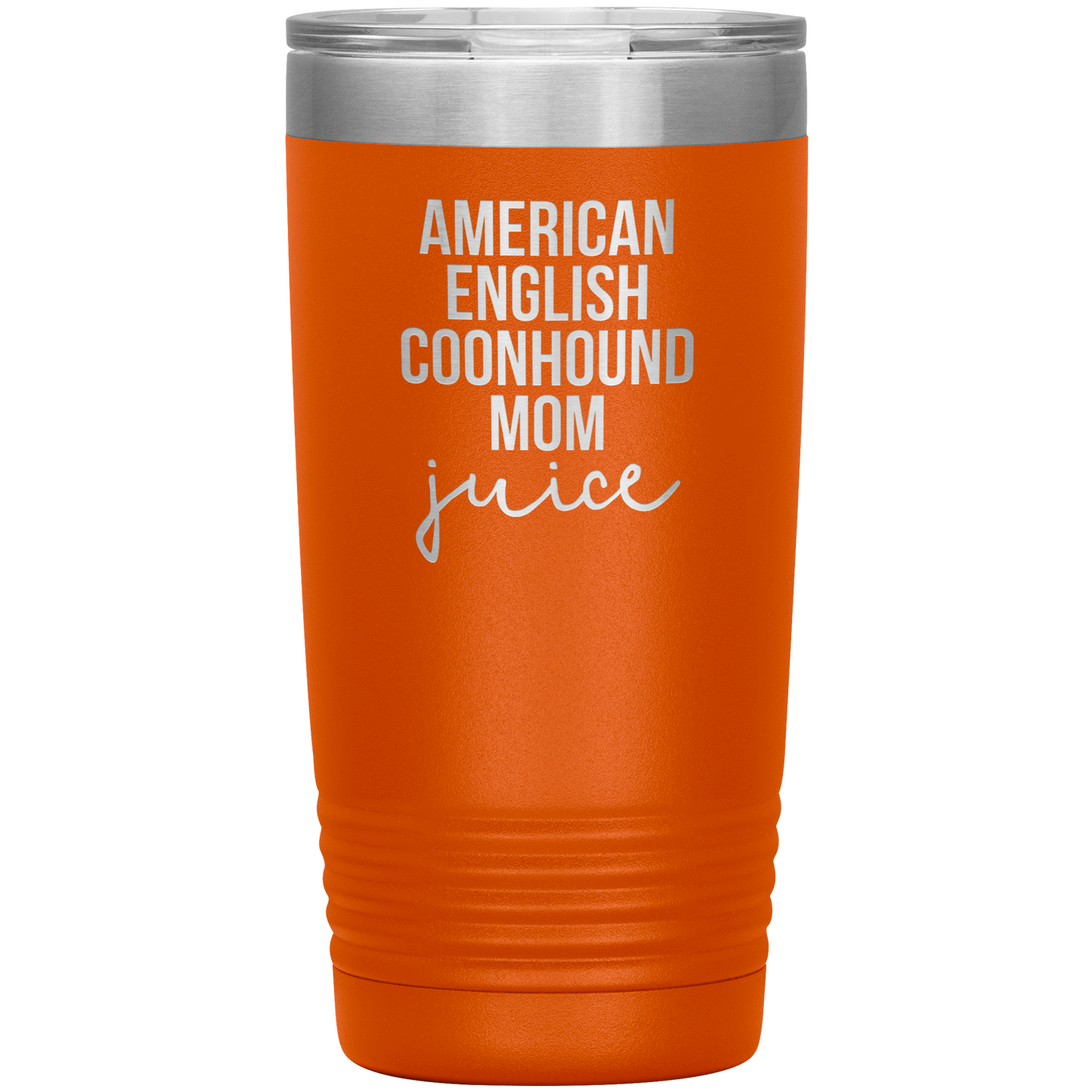 American English Coonhound Mom Tumbler, Funny Travel Coffee Mug, Birthday Gifts for Men and Women