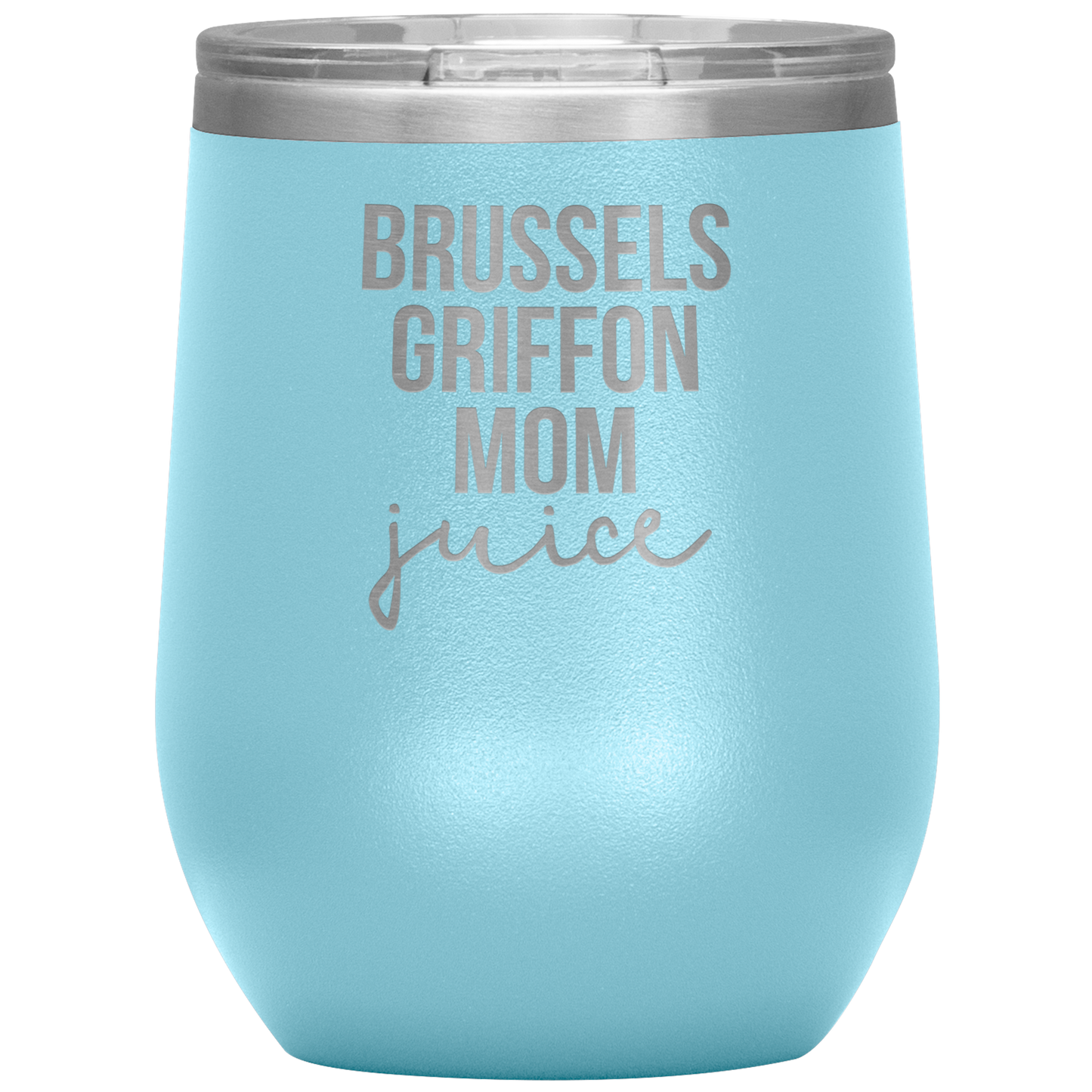 Bruxelles Griffon Maman Vin Tumbler, Bruxelles Griffon Maman Cadeaux, Coupe du vin de voyage, cadeaux d'anniversaire pour hommes et femmes