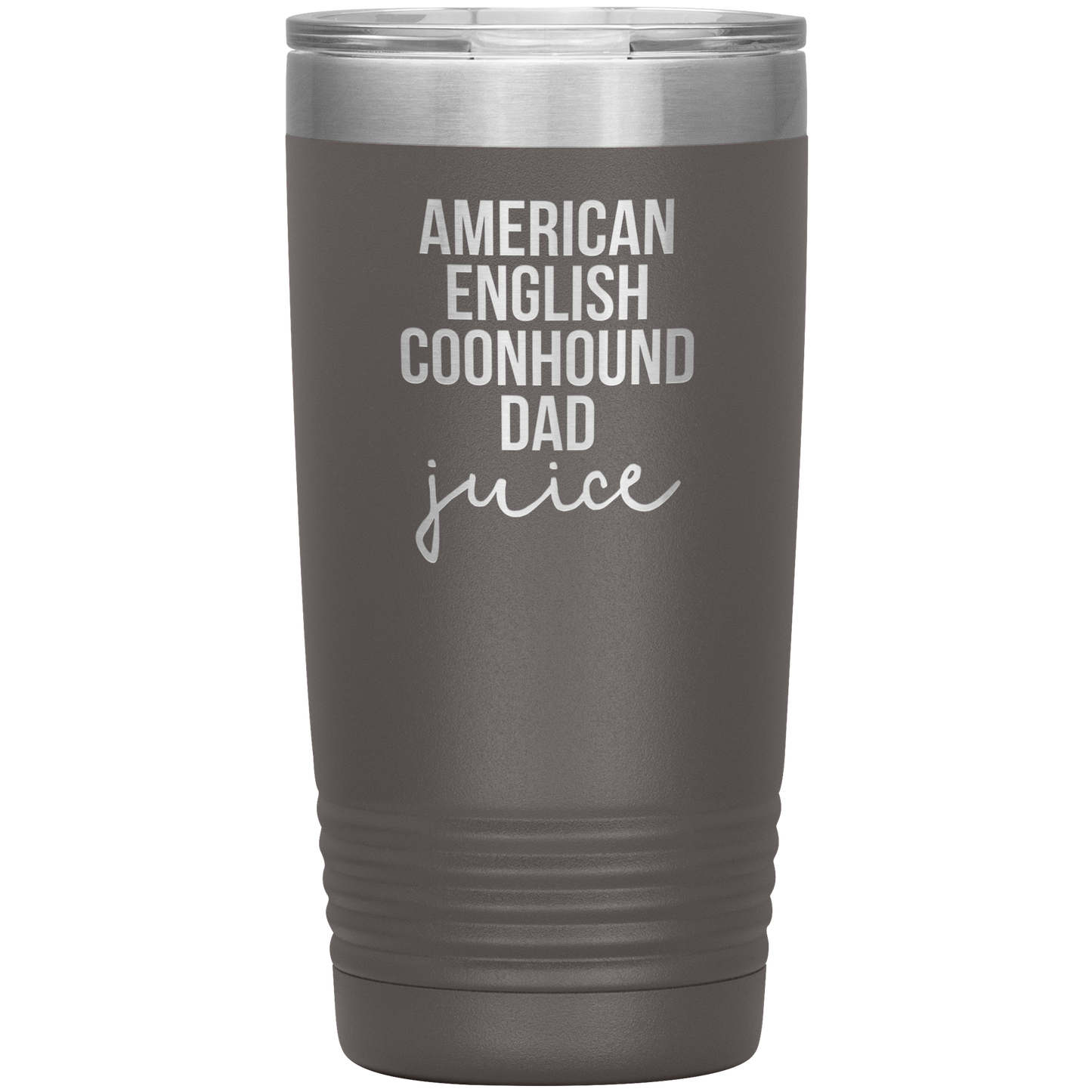 American English Coonhound Dad Tumbler, Funny Travel Coffee Mug, Birthday Gifts for Men and Women