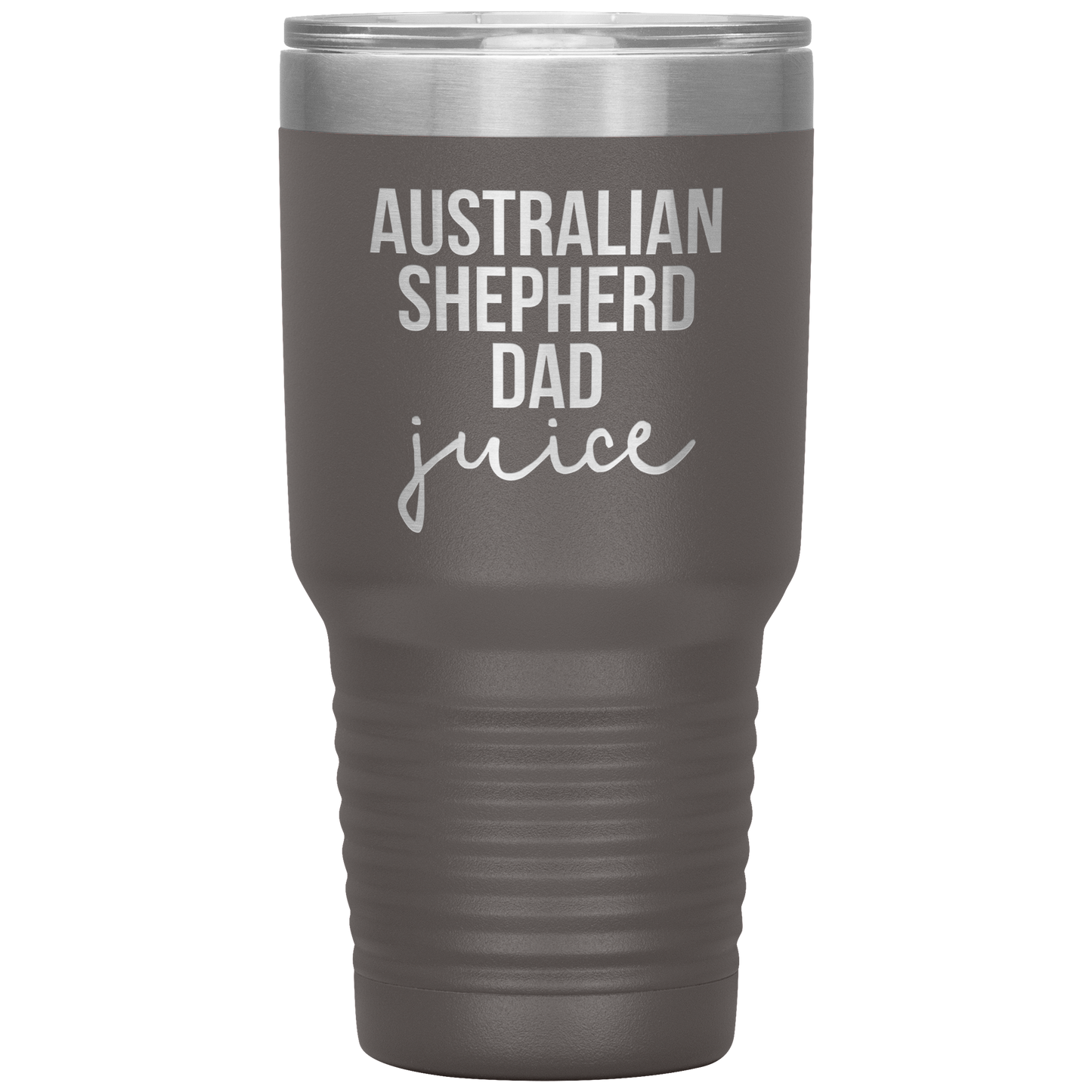 Australian Shepherd Dad Tumbler, Funny Travel Coffee Mug, Birthday Gifts for Men and Women