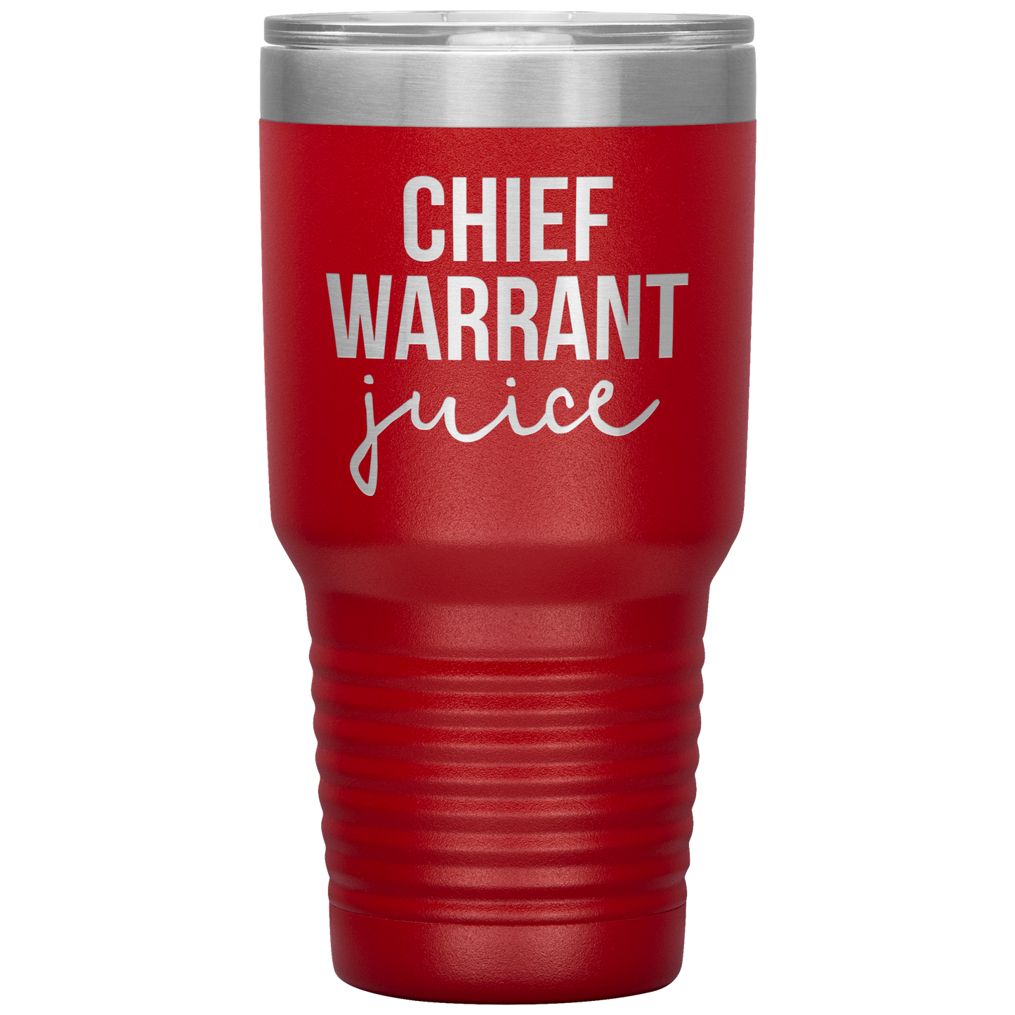 Chief Warrant Tumbler, Chief Mandado Gifts, Travel Coffee Mug, Birthday Gifts para Homens e Mulheres