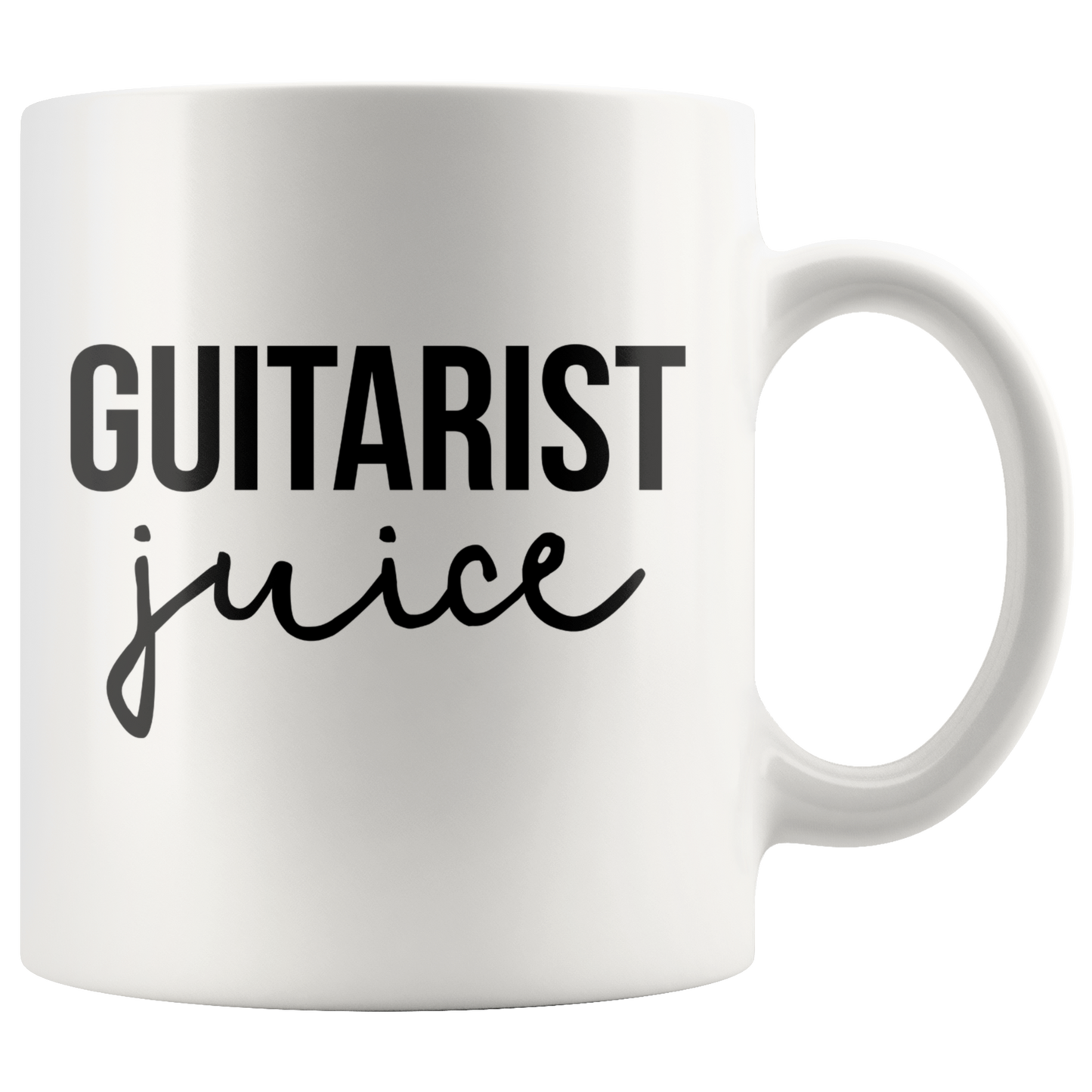 Guitarist Gifts, Coffee Mug, Two Tone Accent Cup, Birthday Gift for Men and Women