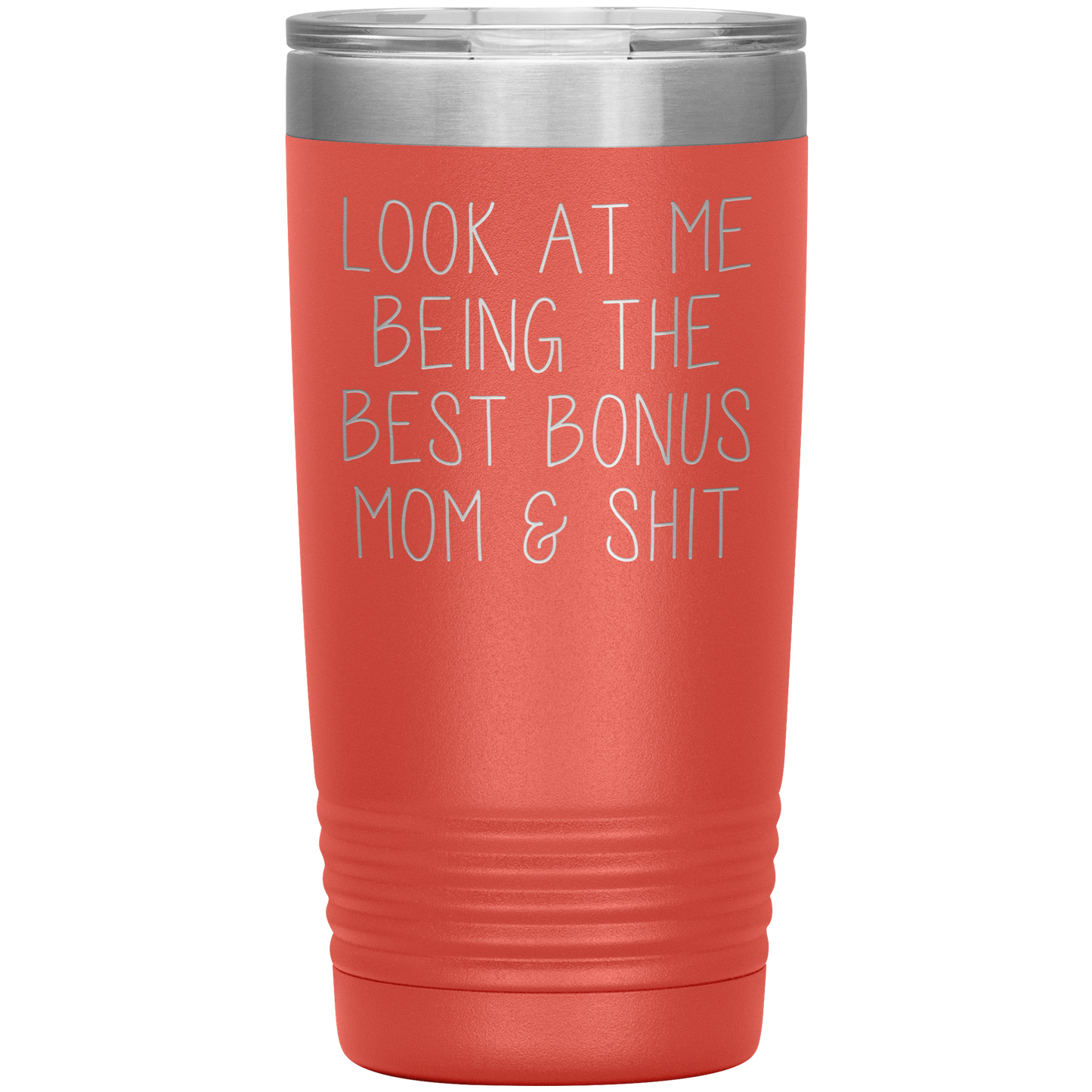 Bonus Mom Tumbler, Step Mom Gifts, Stepmom Coffee Mug, Birthday Gifts for Men and Women