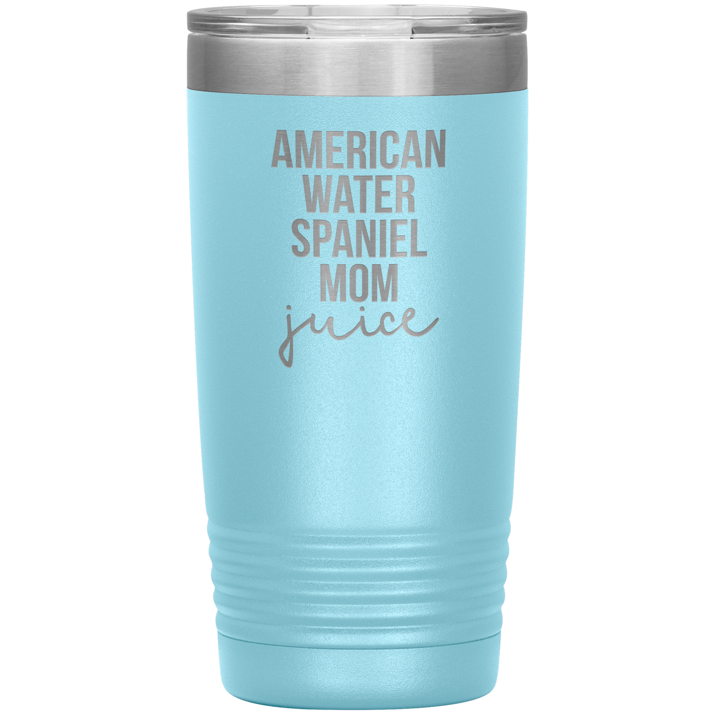 American Water Spaniel Mom Tumbler, Funny Travel Coffee Mug, Birthday Gifts for Men and Women