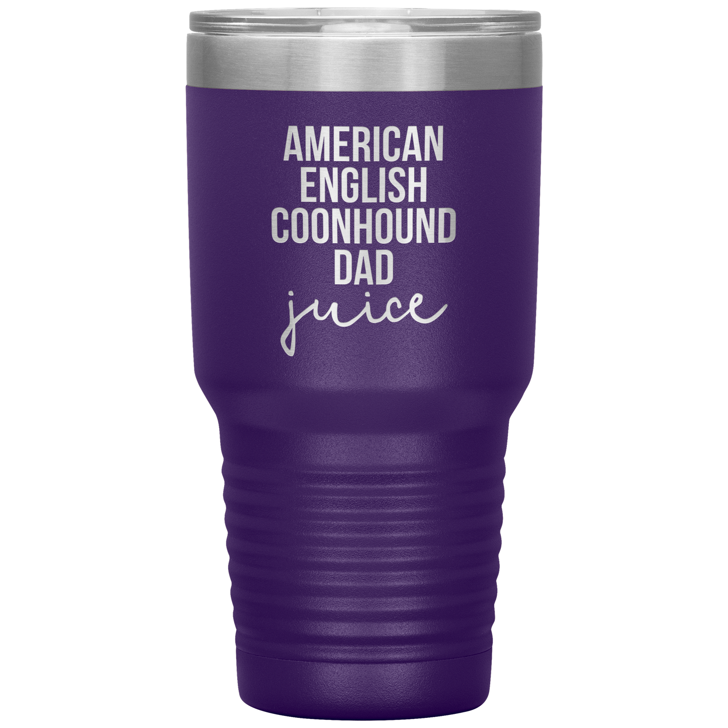 American English Coonhound Dad Tumbler, Funny Travel Coffee Mug, Birthday Gifts for Men and Women