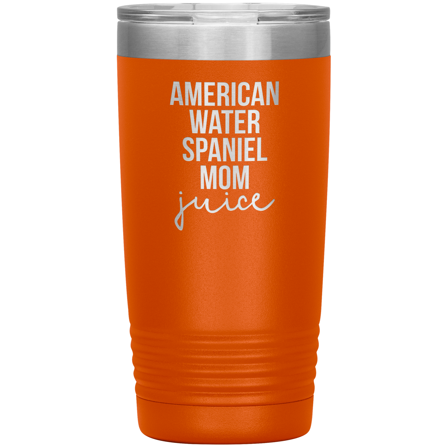 American Water Spaniel Mom Tumbler, Funny Travel Coffee Mug, Birthday Gifts for Men and Women