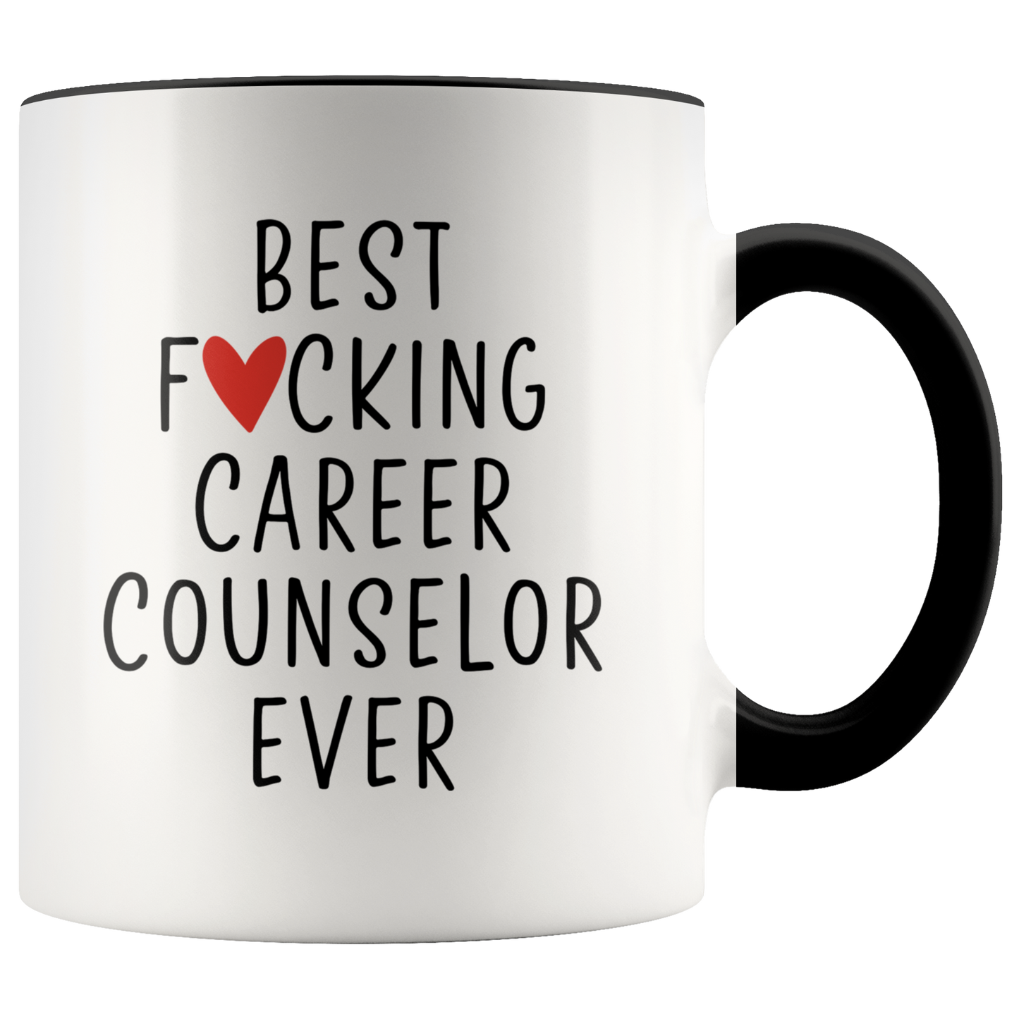 Career counselor Gifts, Coffee Mug, Two Tone Accent Cup, Birthday Gift for Men and Women