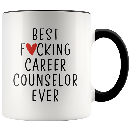 Career counselor Gifts, Coffee Mug, Two Tone Accent Cup, Birthday Gift for Men and Women