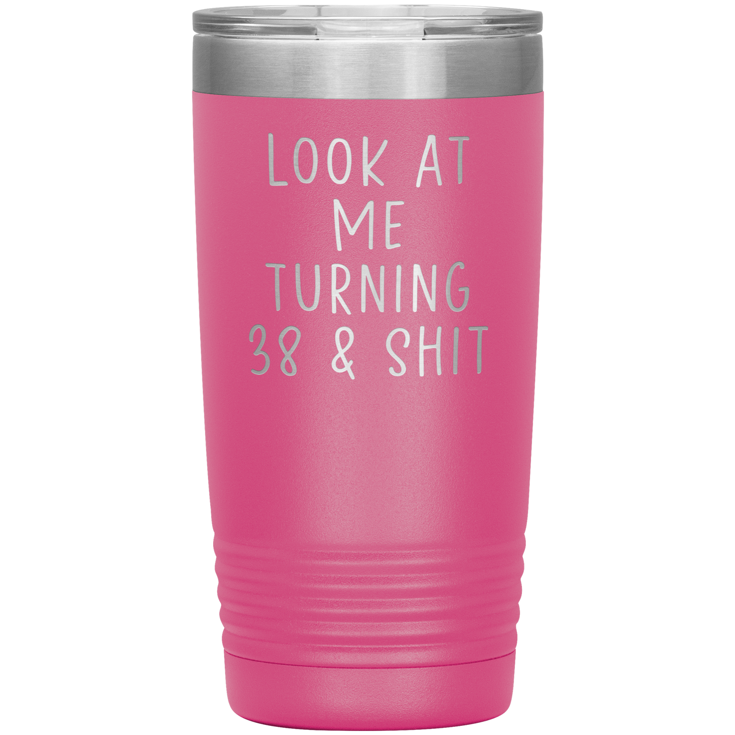 38th Birthday Tumbler, 38th Birthday Gifts, Travel Coffee Mug, Birthday Gifts for Men and Women