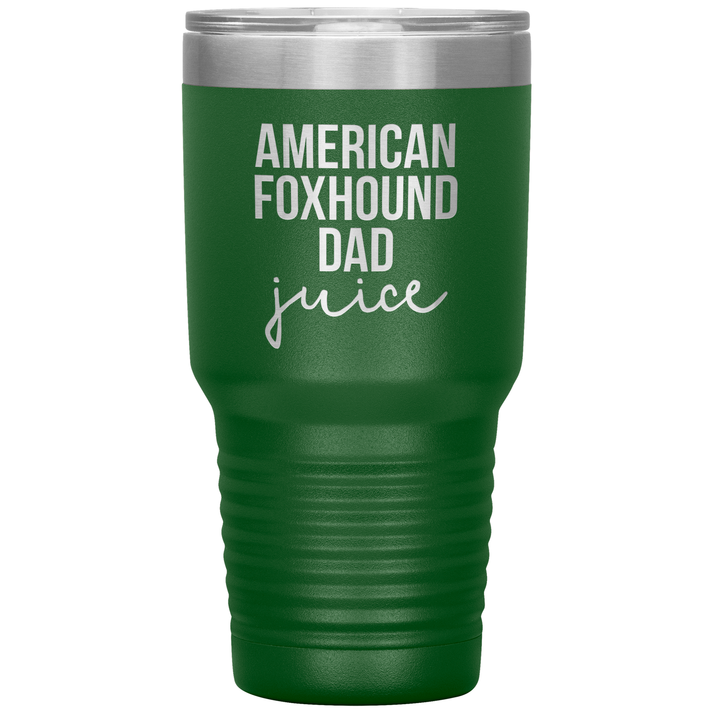 American Foxhound Dad Tumbler, Funny Travel Coffee Mug, Birthday Gifts for Men and Women