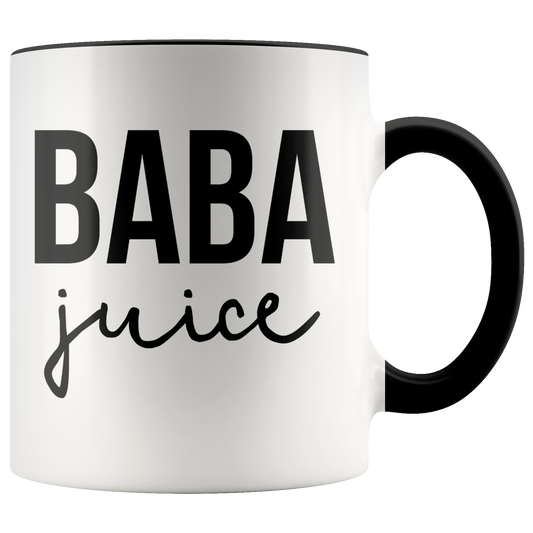 Baba Gifts, Coffee Mug, Two Tone Accent Cup, Birthday Gift for Men and Women