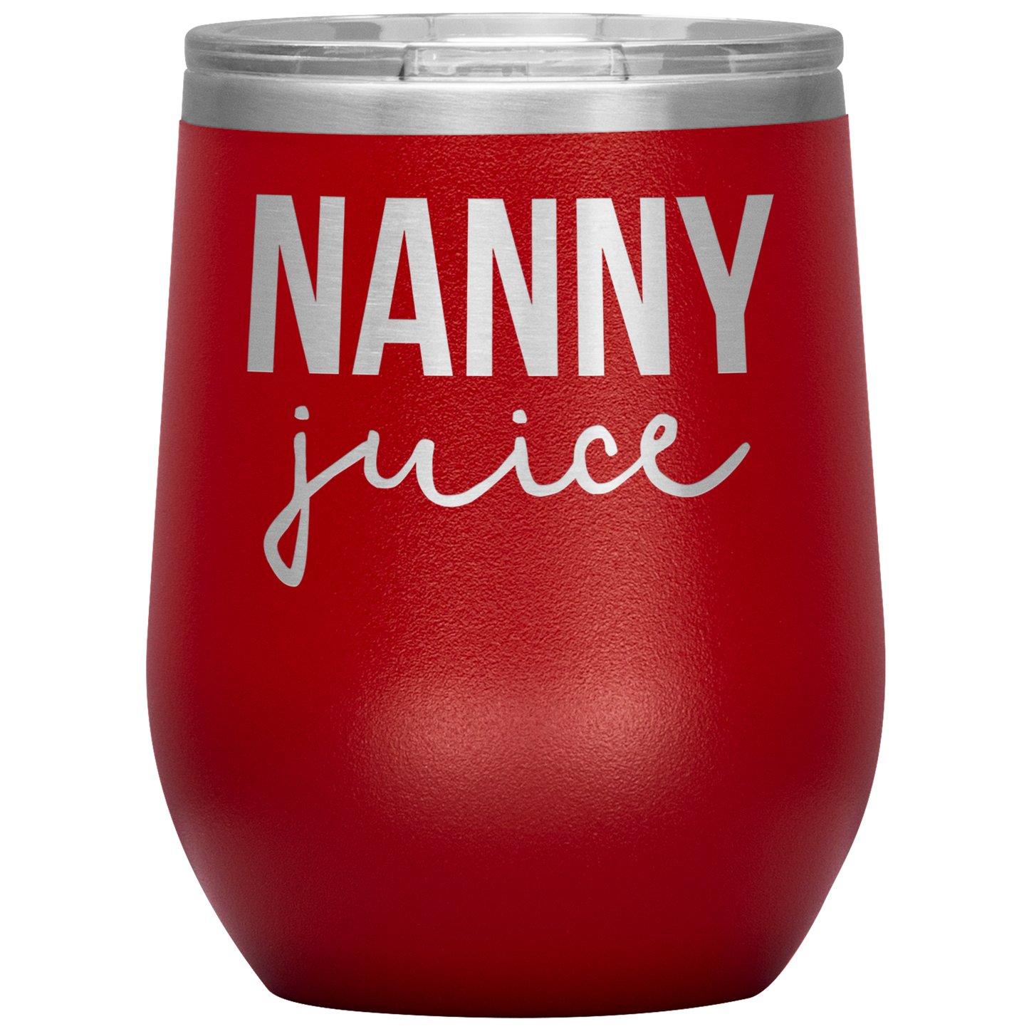 Nanny Wine Tumbler, Nanny Gifts, Travel Wine Cup, Birthday Gifts for Men and Women