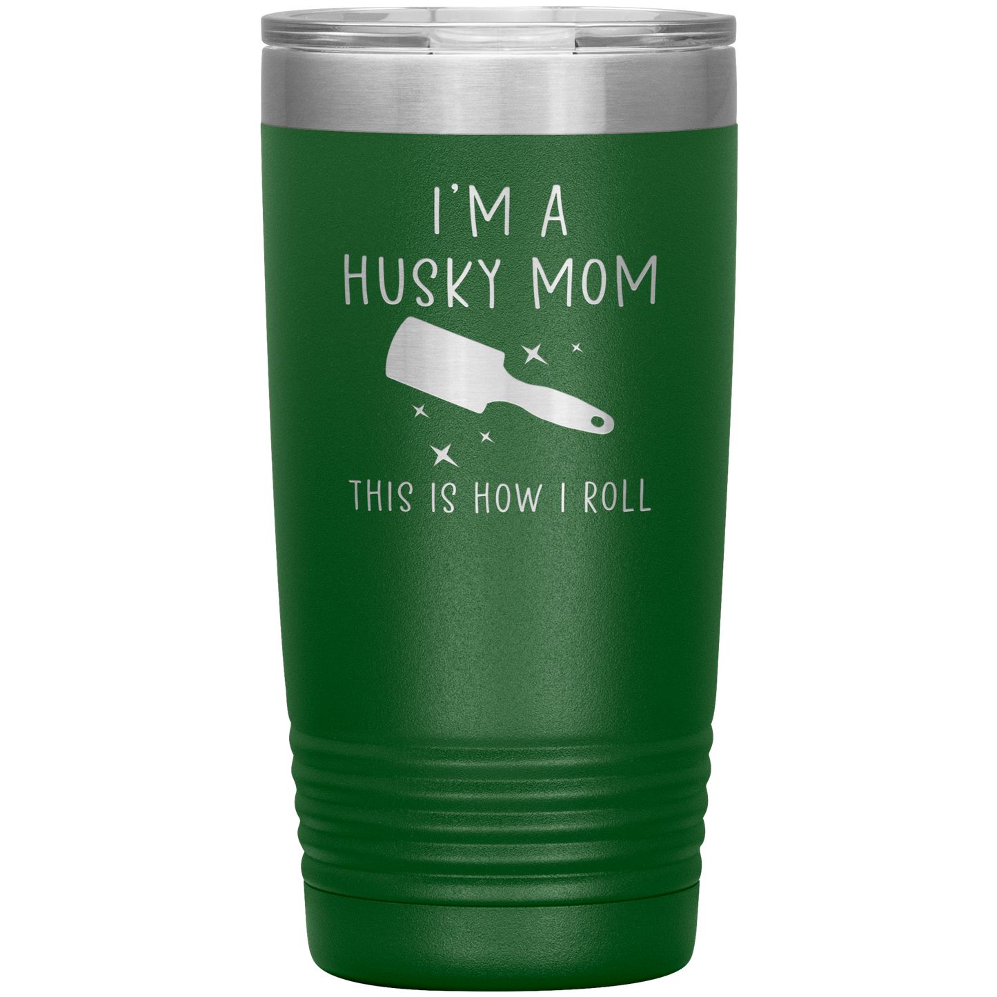 Husky Mom Tumbler, Funny Travel Coffee Mug, Birthday Gifts for Men and Women