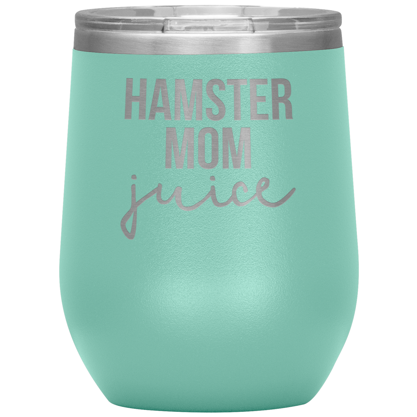 Hamster Mom Wine Tumbler, Hamster Mom Gifts, Travel Wine Cup, Birthday Gifts for Men and Women