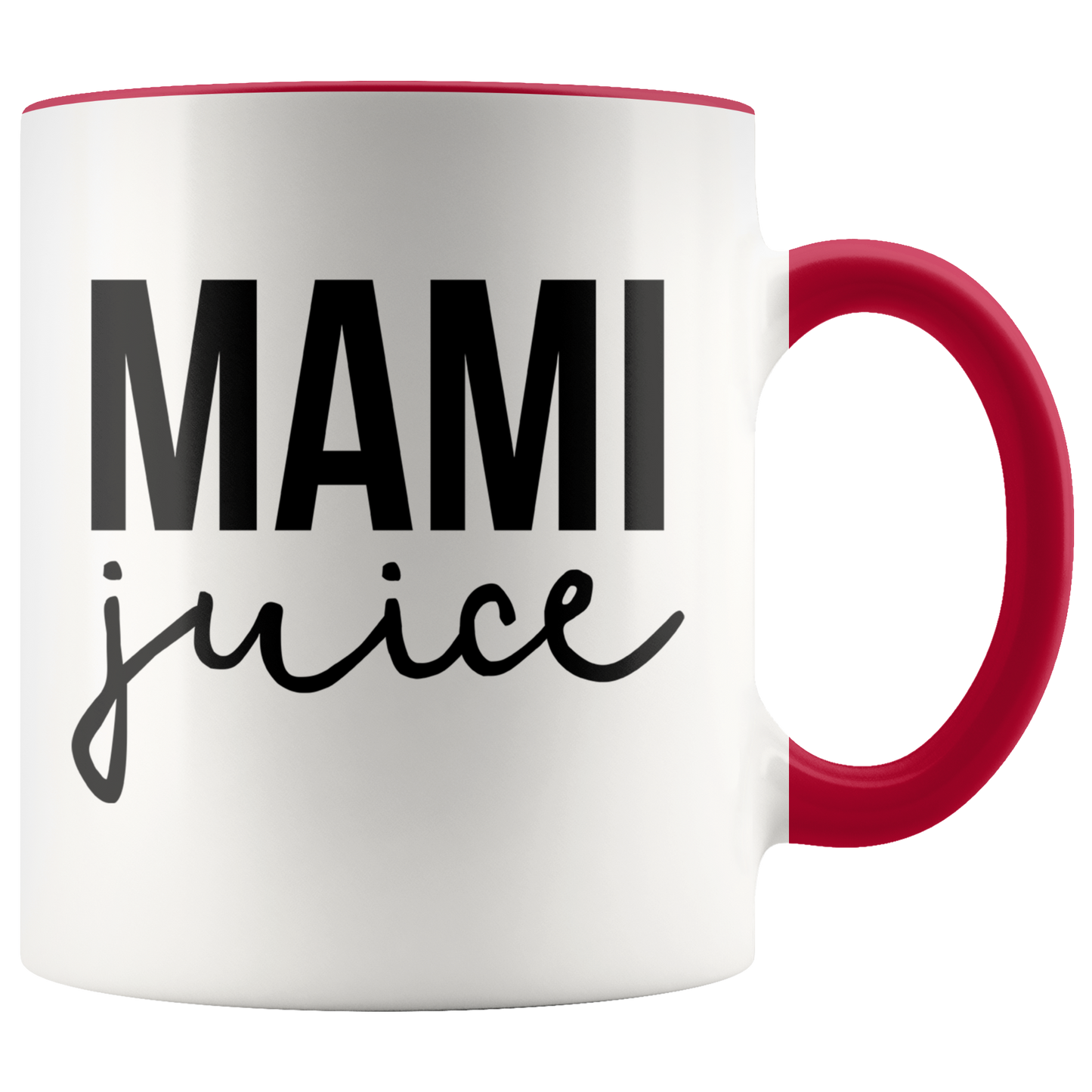 Mami Gifts, Coffee Mug, Two Tone Accent Cup, Birthday Gift for Men and Women