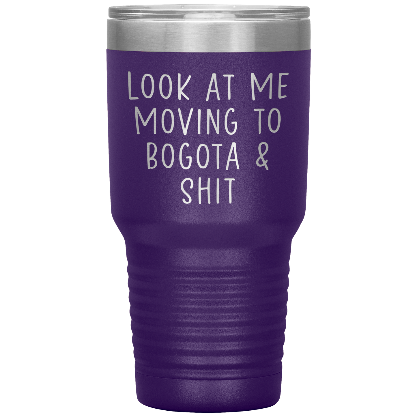 Moving to Bogota Colombia Tumbler, Funny Travel Coffee Mug, Birthday Gifts for Men and Women