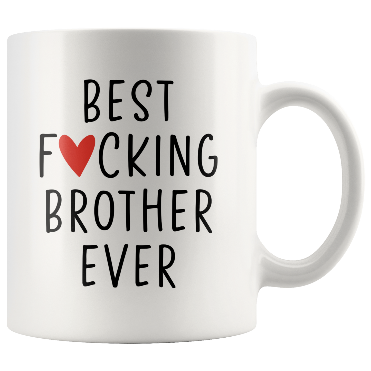 Brother Gifts, Coffee Mug, Two Tone Accent Cup, Birthday Gift for Men and Women