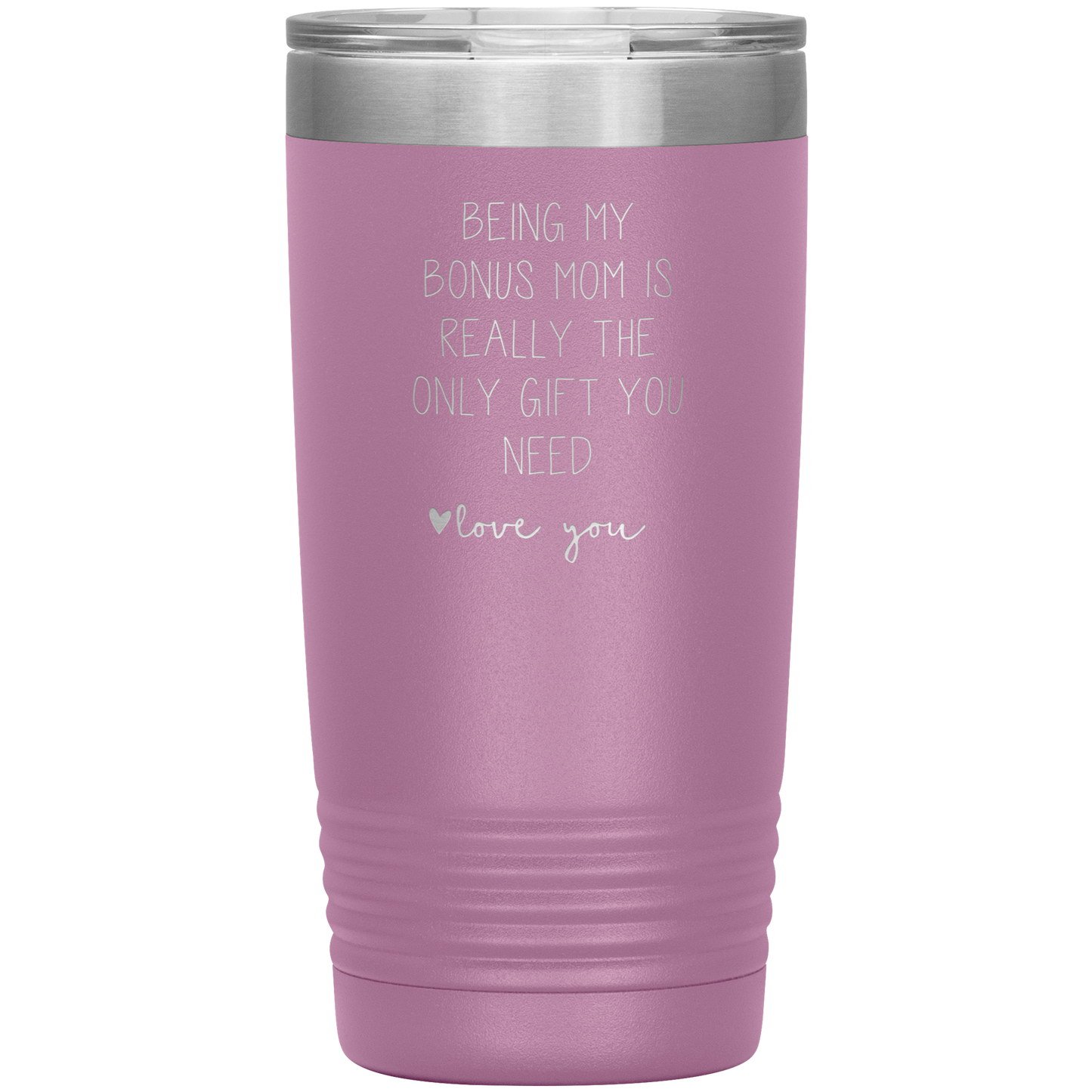 Bonus Mom Tumbler, Bonus Mom Gifts, Travel Coffee Mug, Birthday Gifts for Men and Women