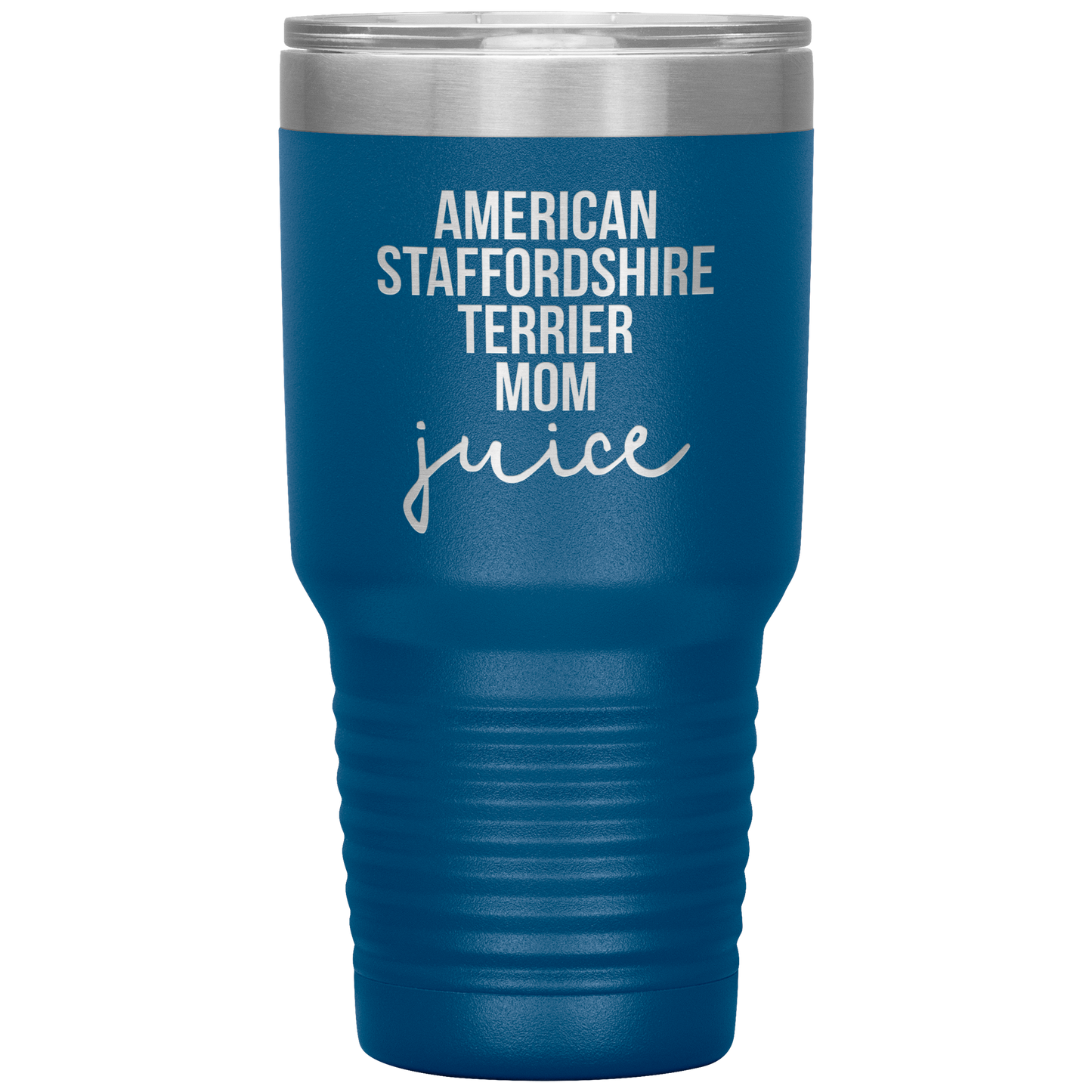 American Staffordshire Terrier Mom Tumbler, Funny Travel Coffee Mug, Birthday Gifts for Men and Women