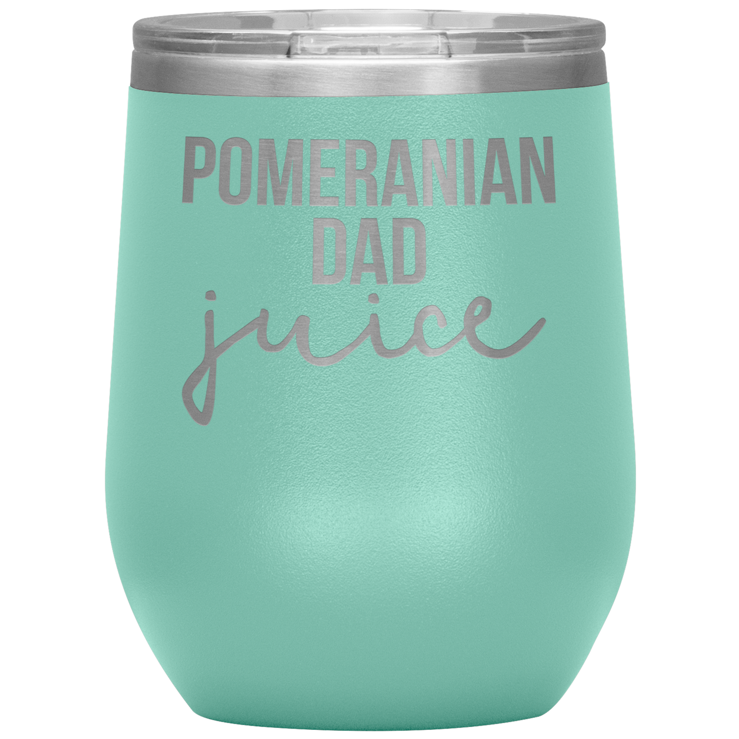 Pomeranian Dad Wine Tumbler, Pomeranian Dad Gifts, Travel Wine Cup, Birthday Gifts for Men and Women