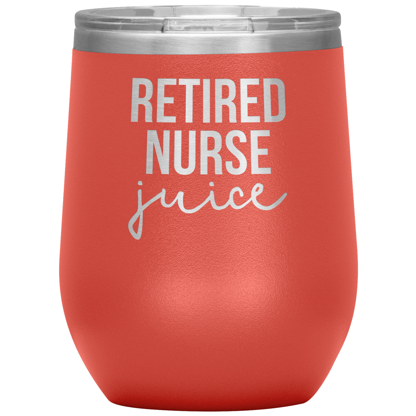 Retired Nurse Retirement Tumbler, Retired Nurse Retirement Gifts, Travel Wine Cup, Birthday Gifts for Men and Women