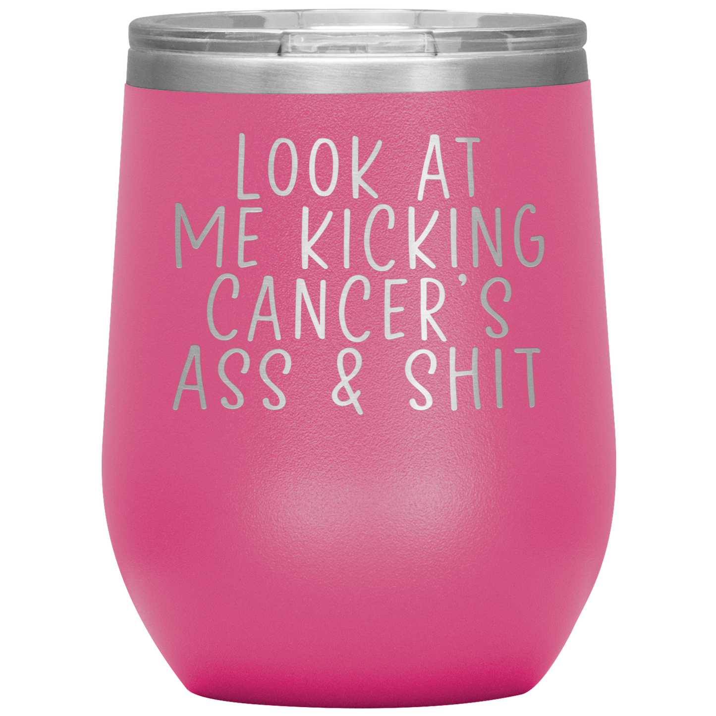 Cancer Survivor Wine Tumbler, Gifts, Travel Wine Cup, Birthday Gifts for Men and Women