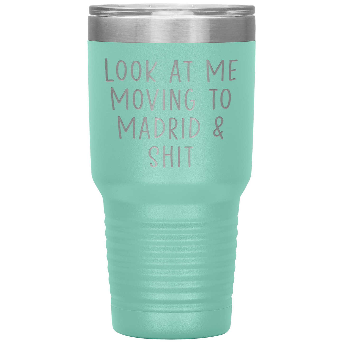 Moving to Madrid Spain Tumbler, Funny Travel Coffee Mug, Birthday Gifts for Men and Women