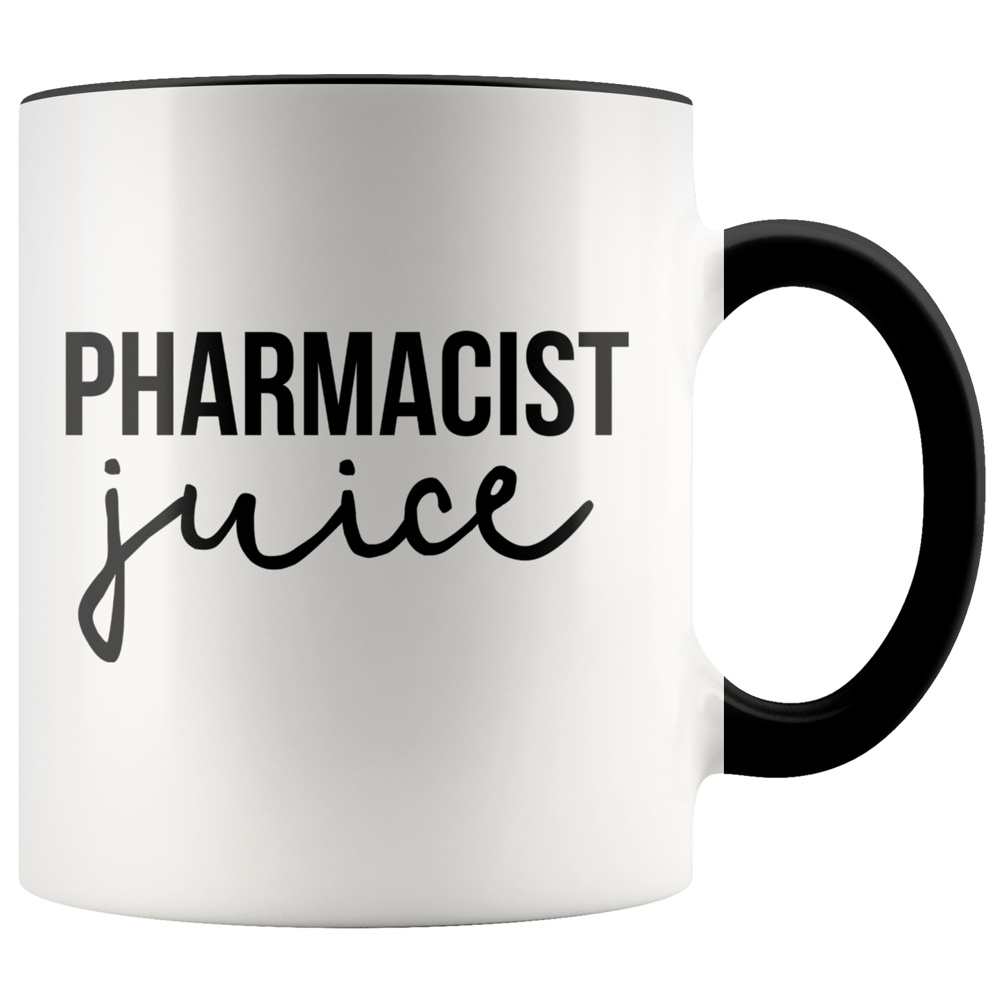 Pharmacist Gifts, Coffee Mug, Two Tone Accent Cup, Birthday Gift for Men and Women