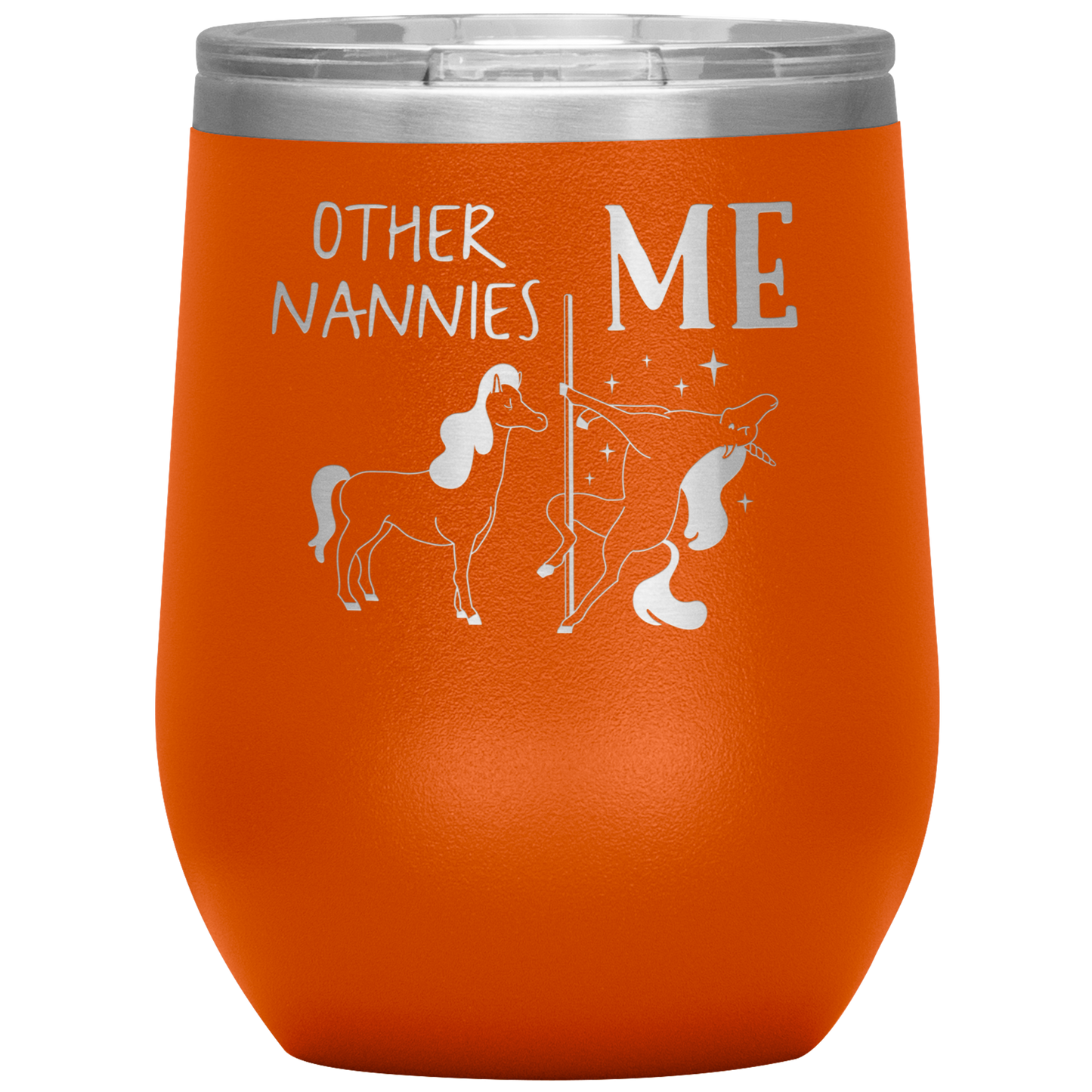 Nanny Wine Tumbler, Nanny Gifts, Travel Wine Cup, Birthday Gifts for Men and Women