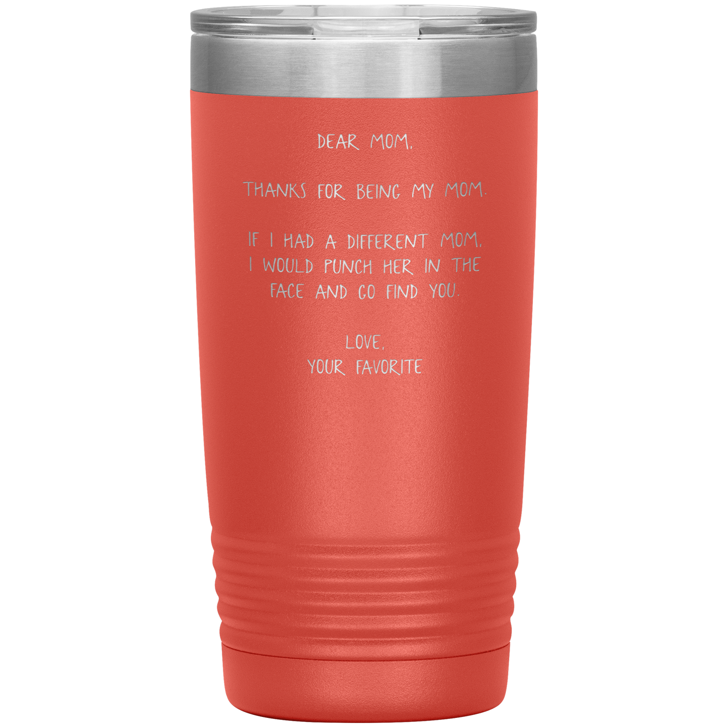 Mom Tumbler, Funny Travel Coffee Mug, Birthday Gifts for Men and Women