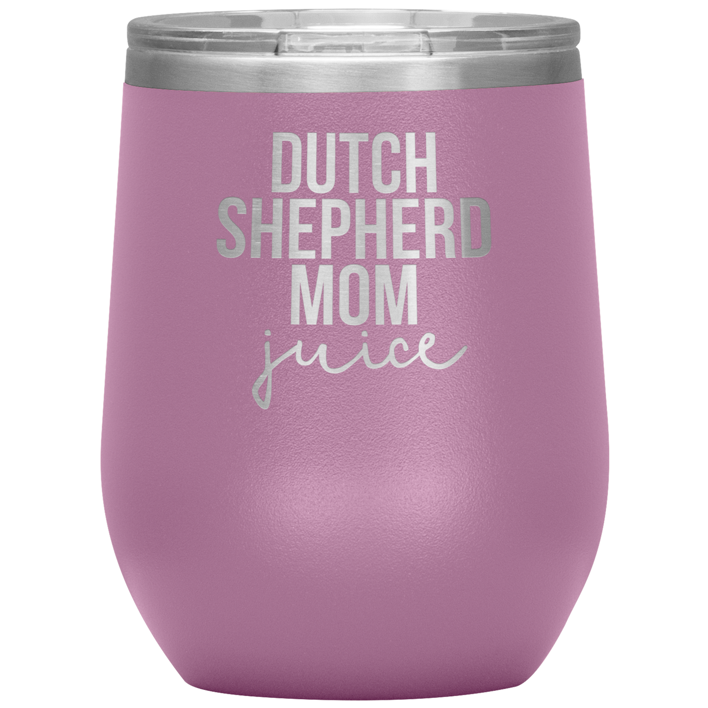 Dutch Shepherd Mom Gifts, Dutch Shepherd Mom Wine Glass, Wine Tumbler, Birthday Gifts for Men and Women