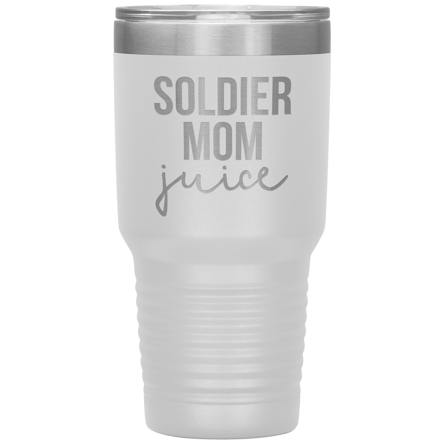 Soldat Maman Tumbler, Soldier Mom Cadeaux, Travel Coffee Mug, Cadeaux d’anniversaire pour les hommes et les femmes