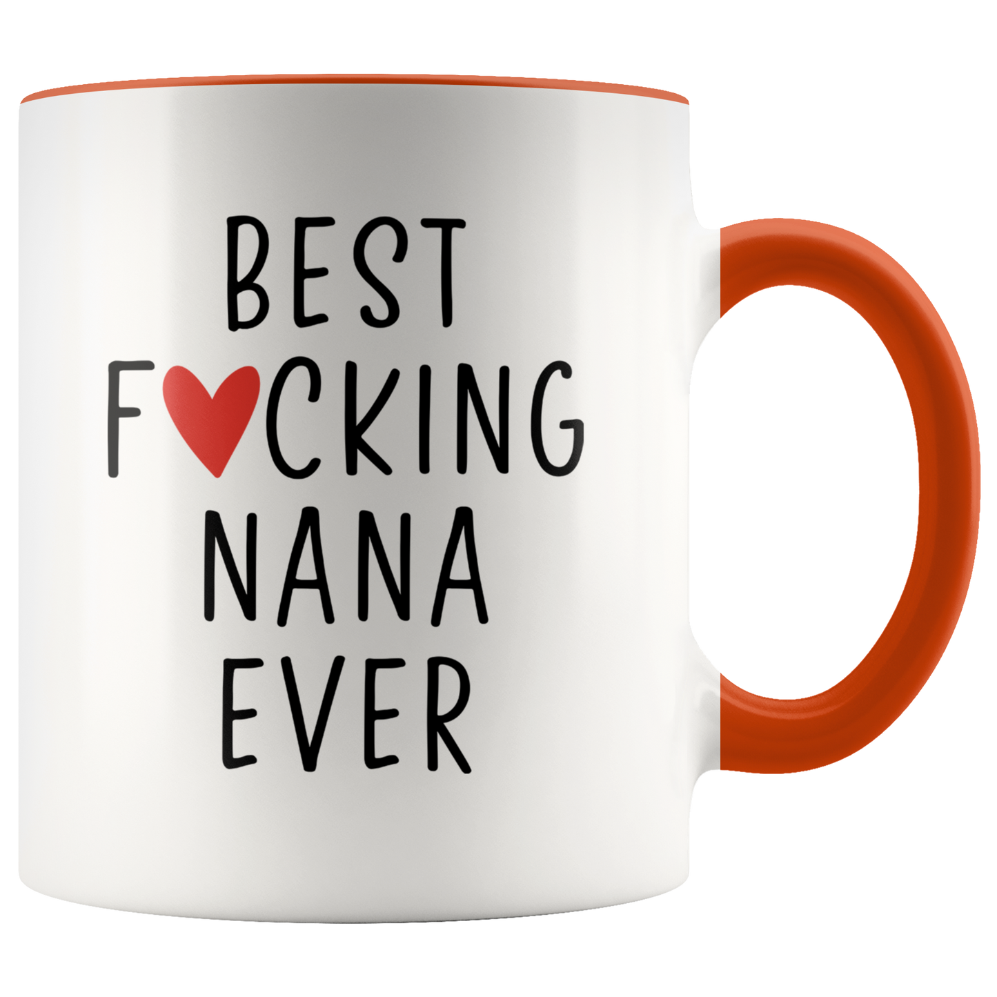 Nana Gifts, Coffee Mug, Two Tone Accent Cup, Birthday Gift for Men and Women