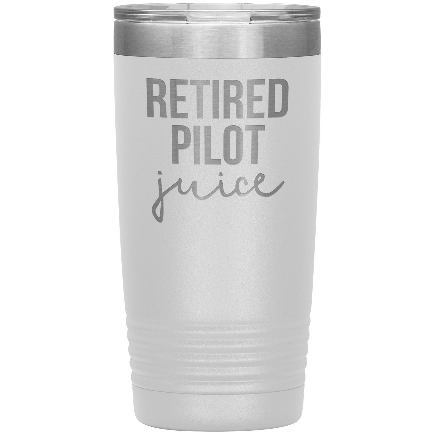 Retired Pilot Retirement Tumbler, Retired Pilot Retirement Gifts, Travel Coffee Mug, Birthday Gifts for Men and Women